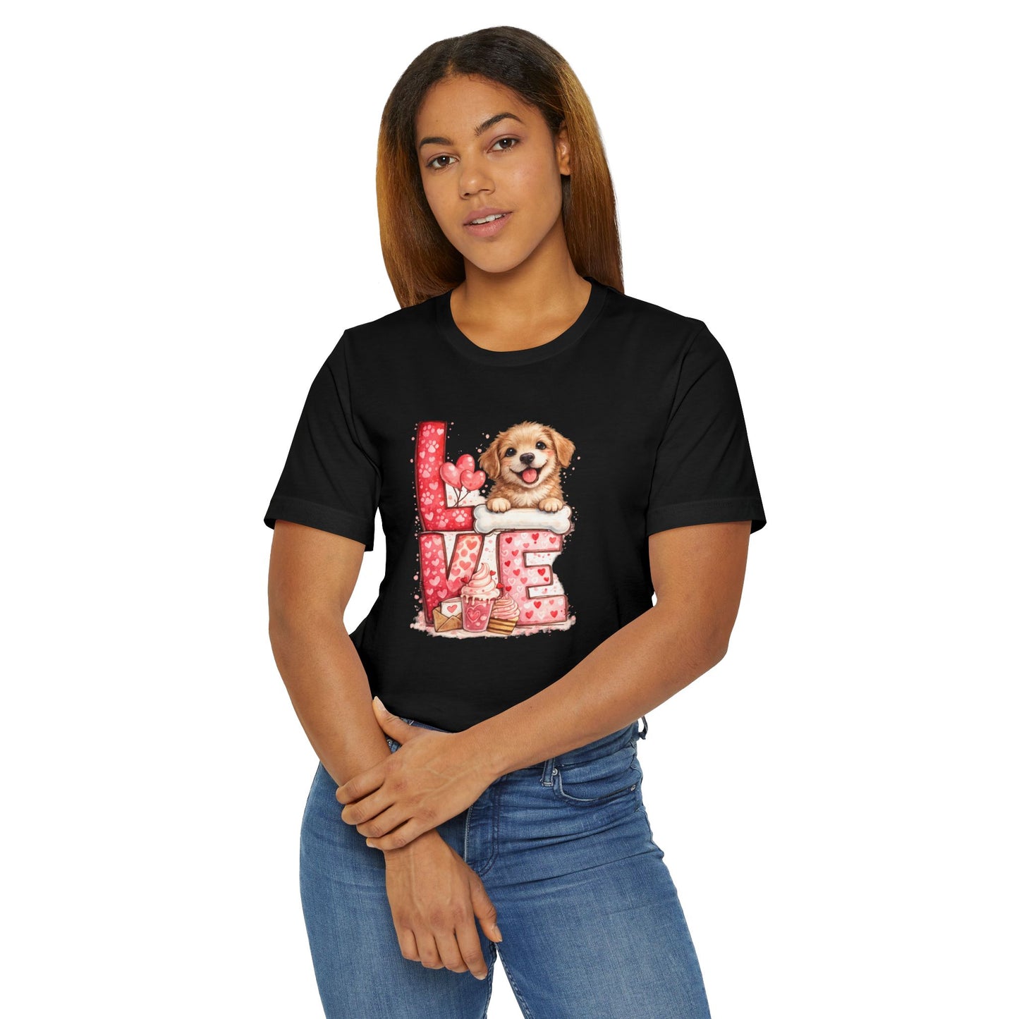 Love Dog T-Shirt — Cute Puppy Heart Graphic Tee