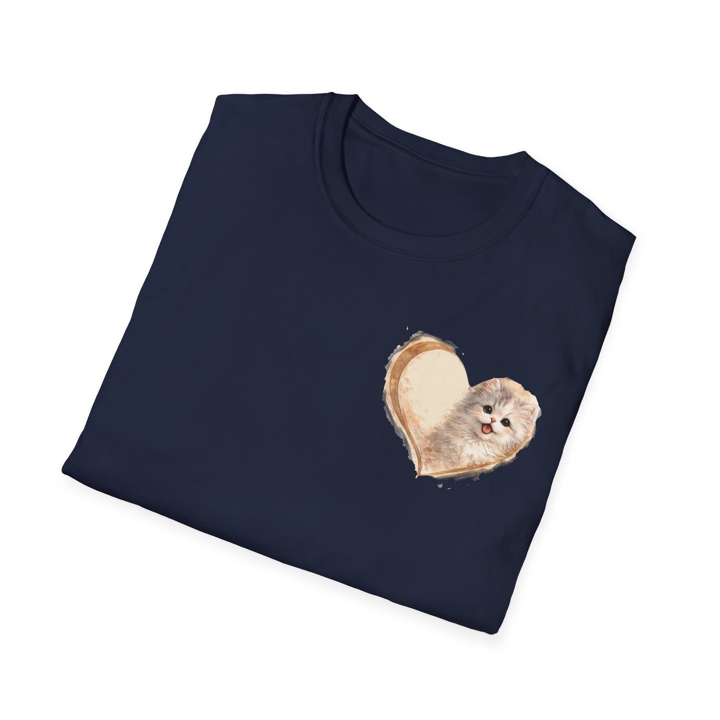 Kitty in My Heart T-Shirt — Cute Cat Graphic Tee for Cat Lovers