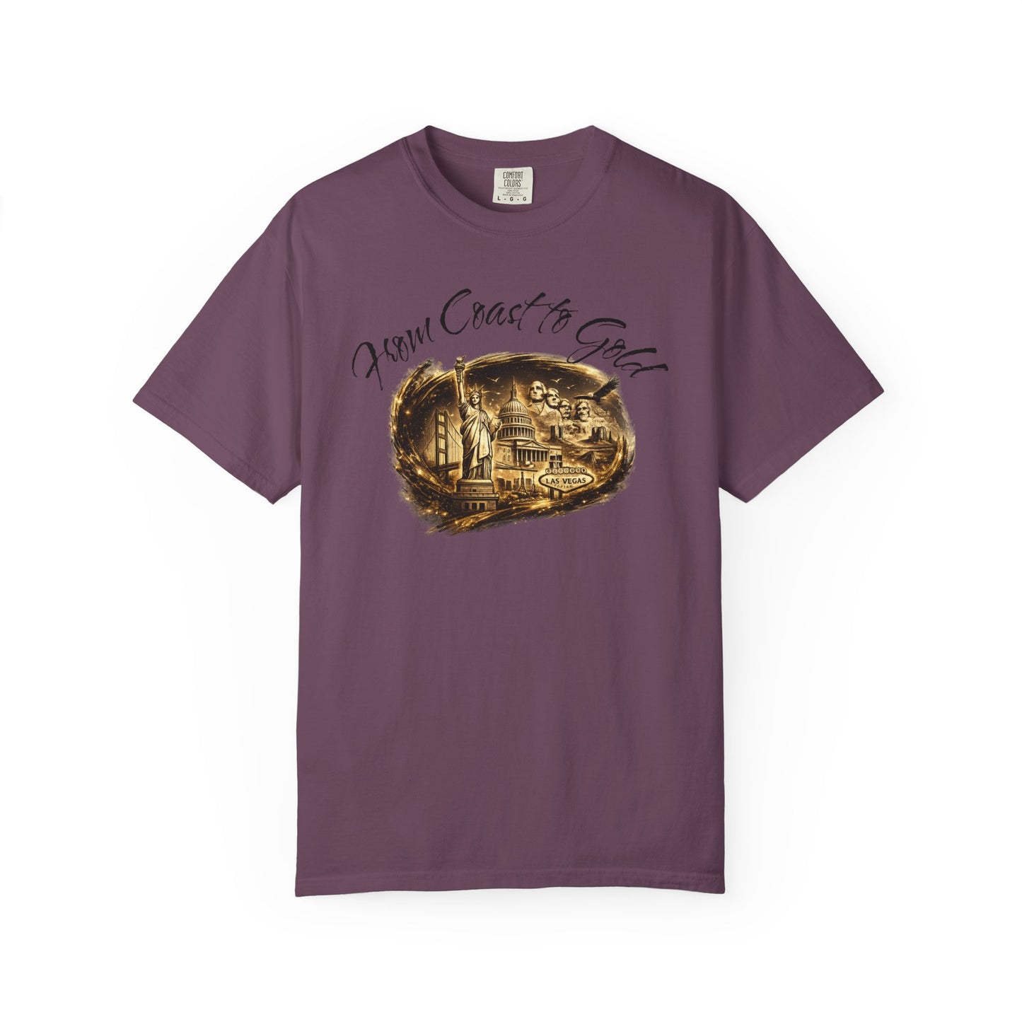 T-Shirt — 'From Coast to Cackle' Vintage Beach Scene Graphic Tee