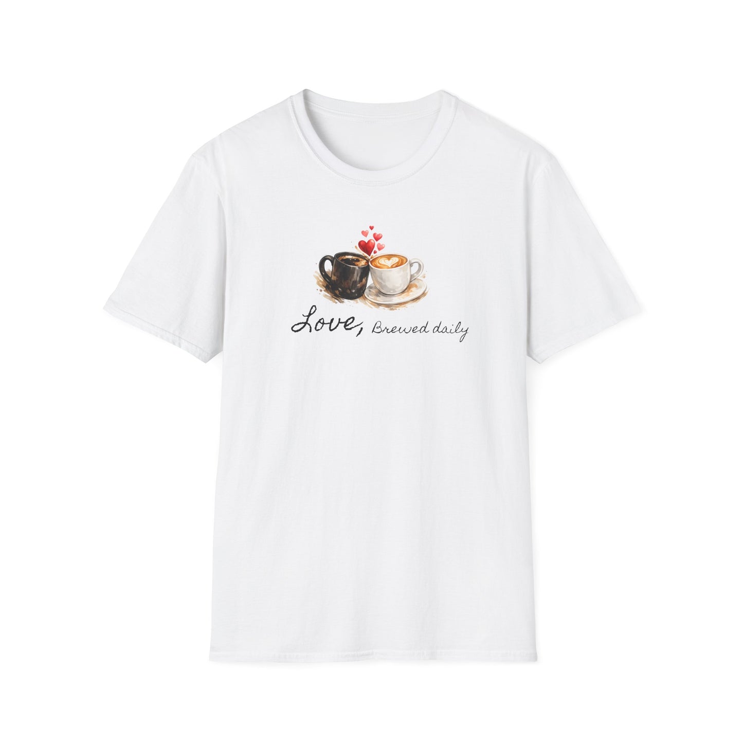 Love Brewed Daily" T-Shirt — Coffee Lover Tee