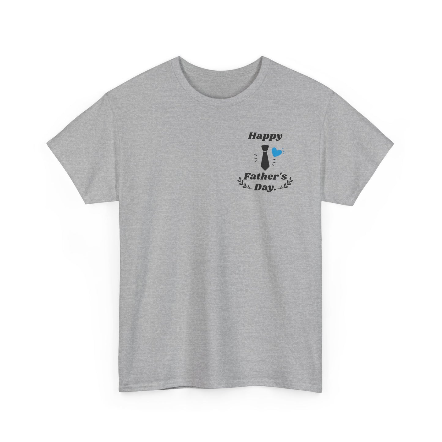 Father’s Day Tee - Happy Father’s Day Tie & Hearts Design
