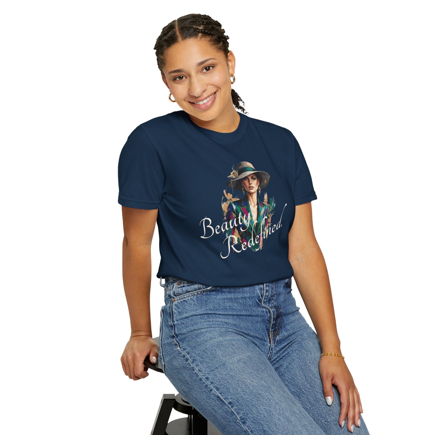 Beauty, Redefined. T-Shirt — Garment-Dyed Statement Tee
