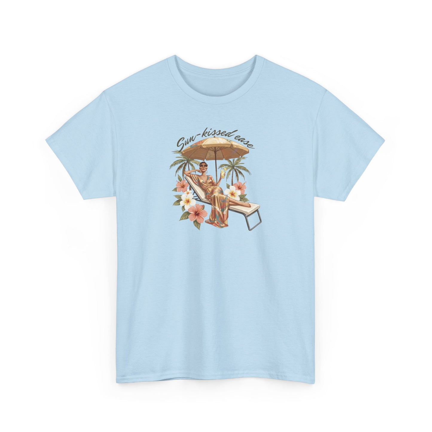 Sun-Kissed Ease Tee — Relaxed Summer Graphic T-Shirt