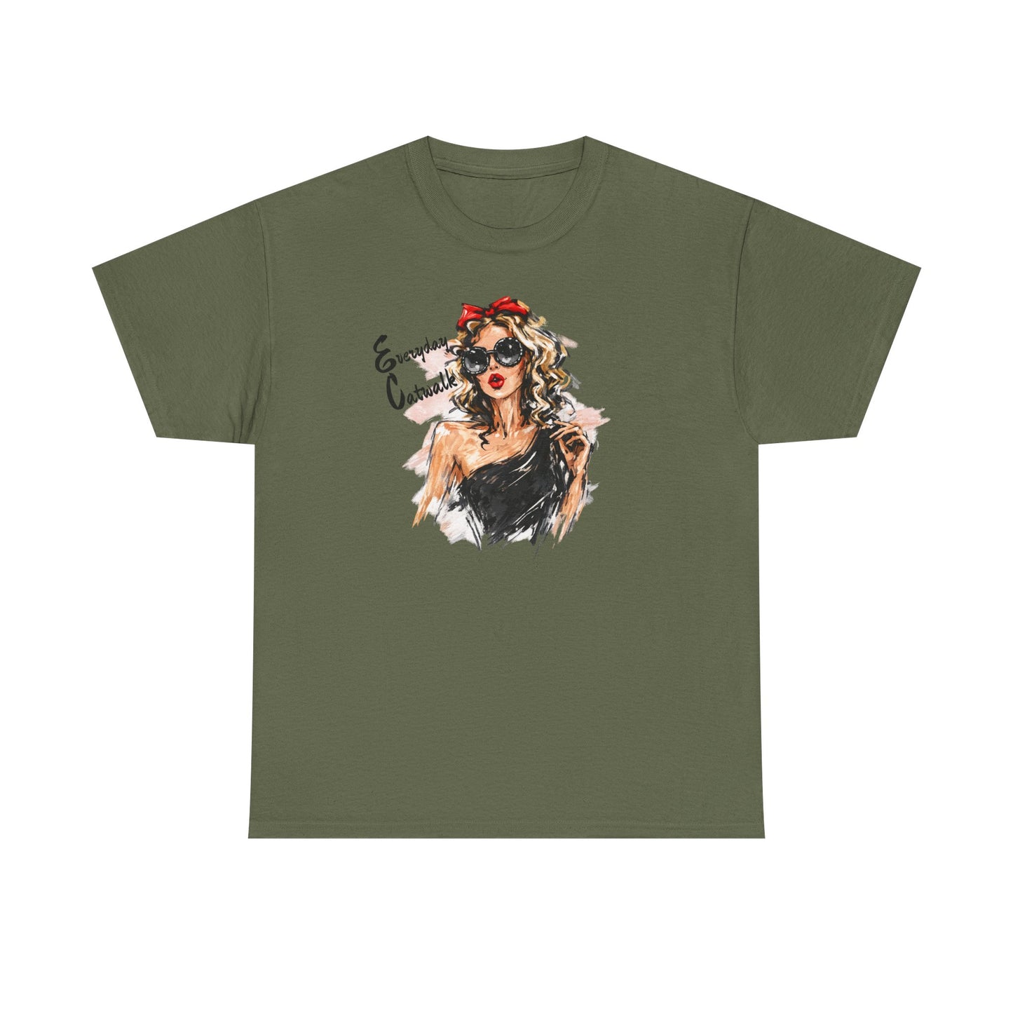Fashion Tee — 'Everyday Catwalk' Graphic Shirt