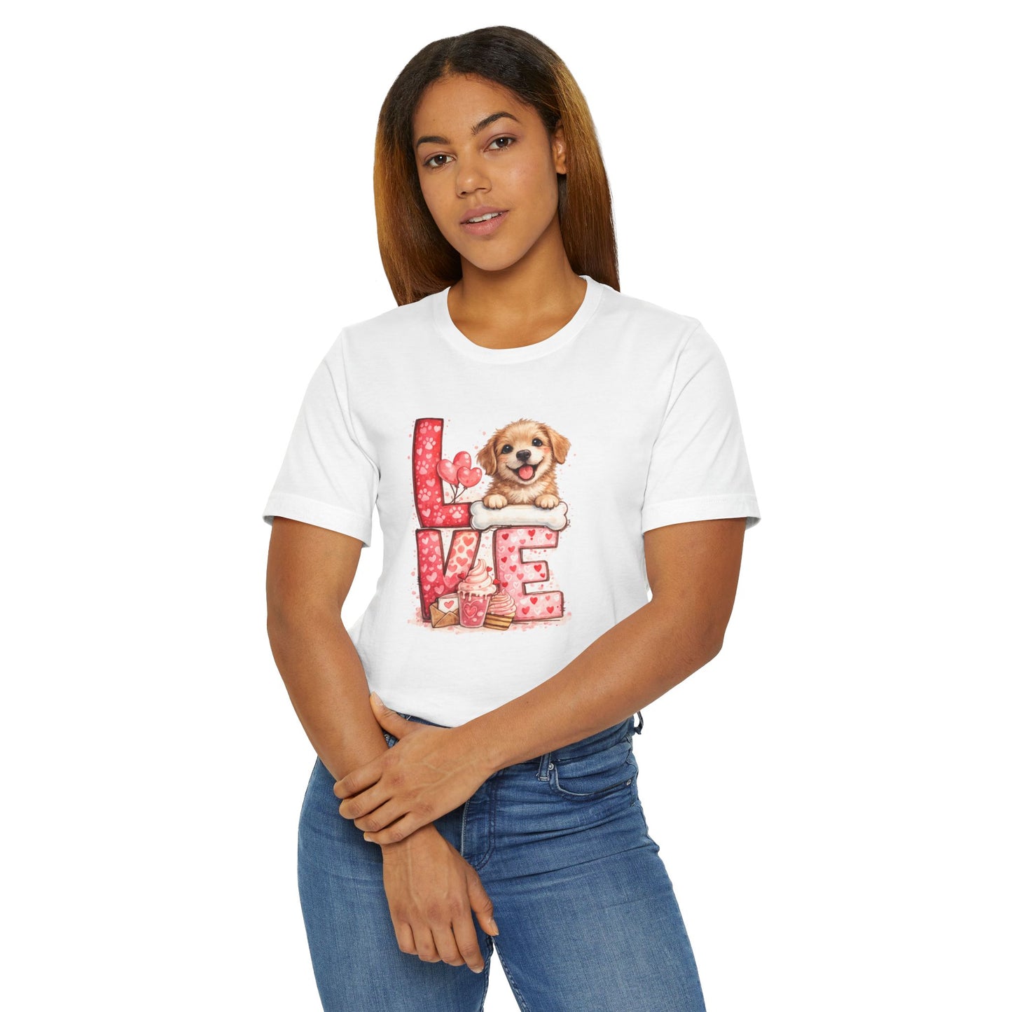 Love Dog T-Shirt — Cute Puppy Heart Graphic Tee