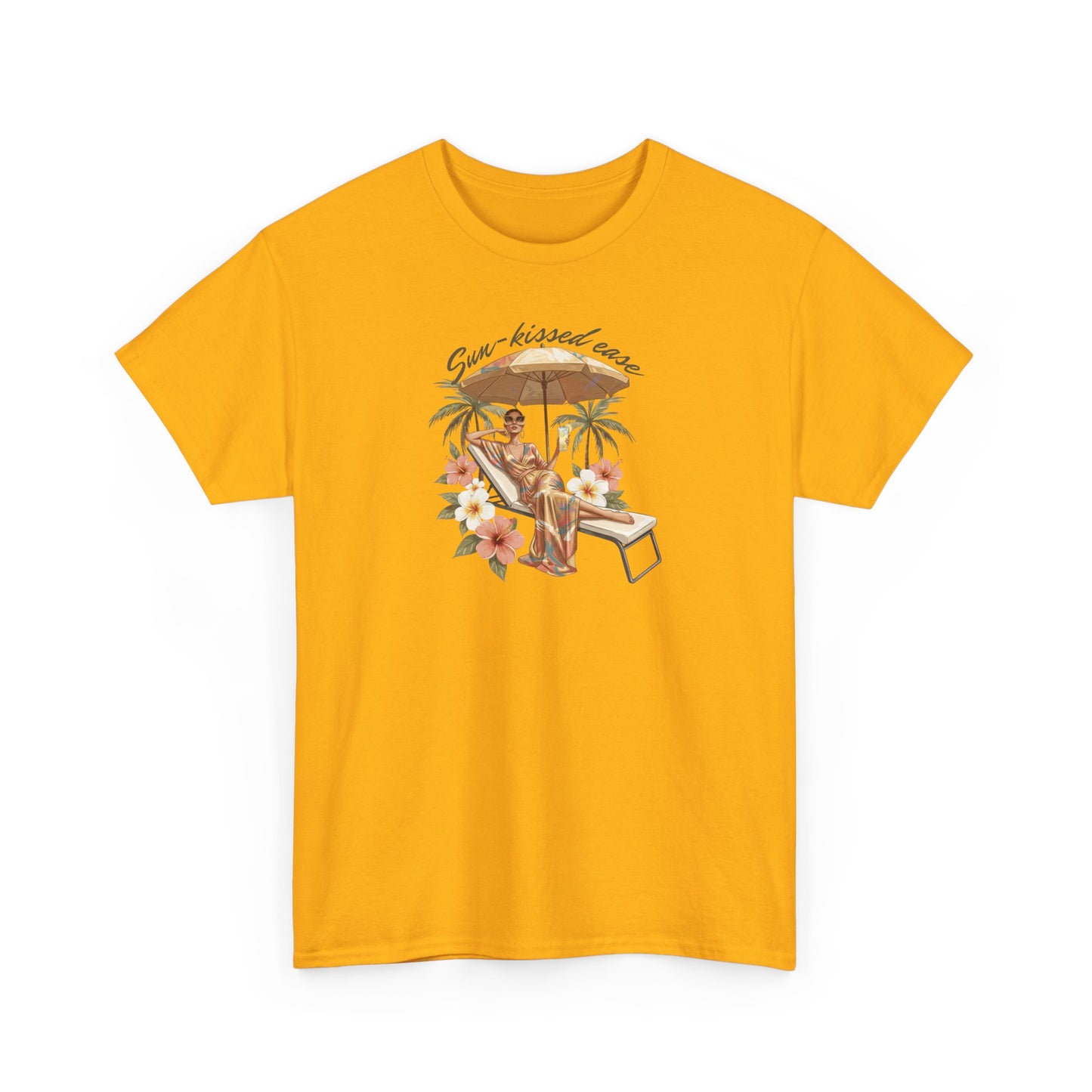 Sun-Kissed Ease Tee — Relaxed Summer Graphic T-Shirt