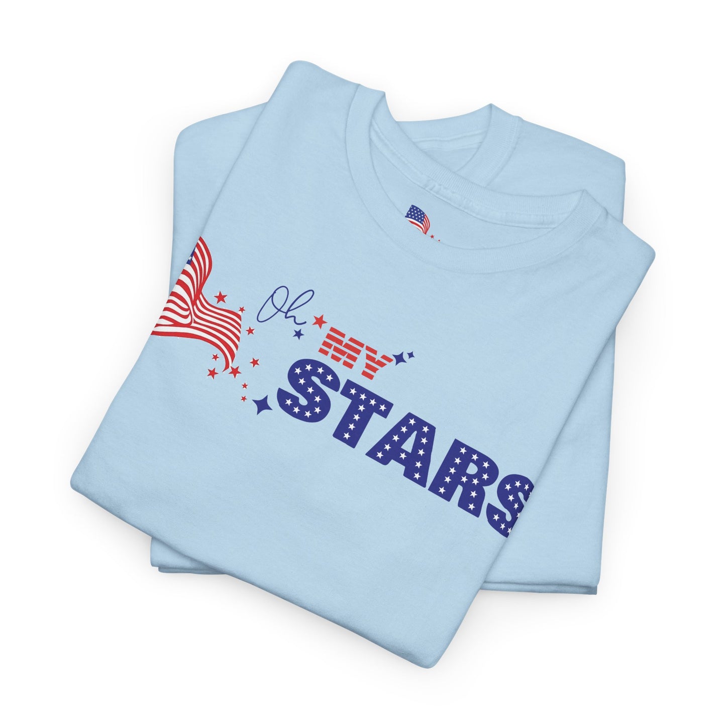 Patriotic Stars T-Shirt — American Flag Star Graphic Tee