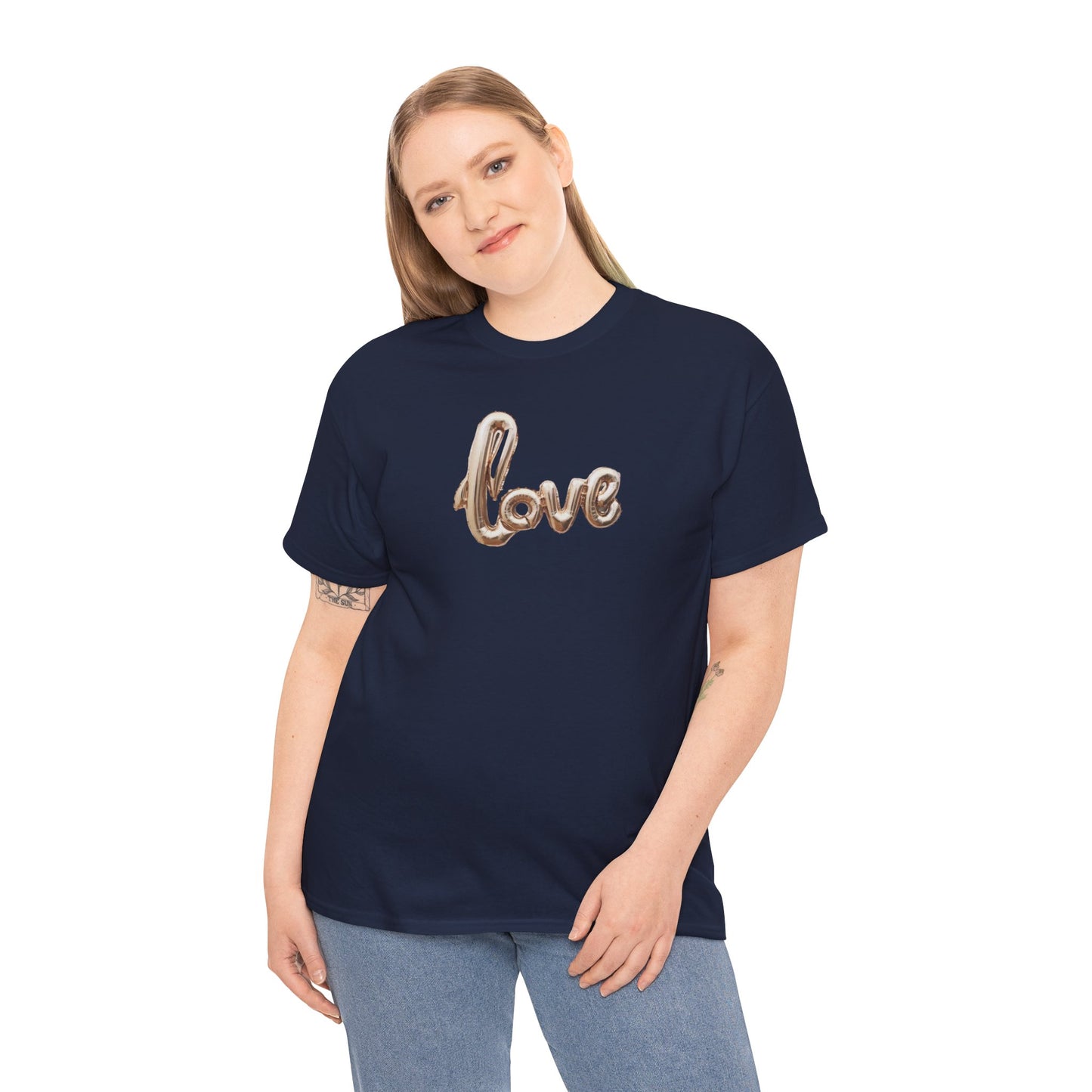 Love Graphic T-Shirt — Minimal Heart Script Tee