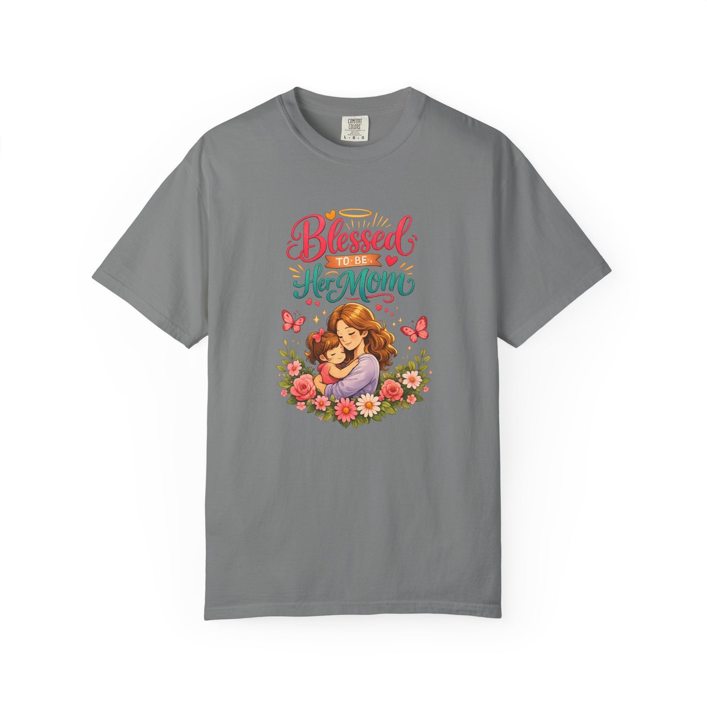Blessed to Be Her Mom T-Shirt — Mother Daughter Floral Mother's Day Tee