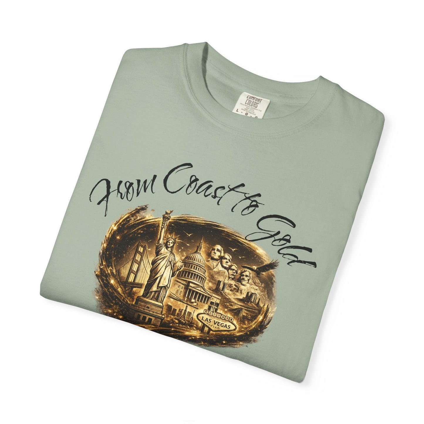 T-Shirt — 'From Coast to Cackle' Vintage Beach Scene Graphic Tee