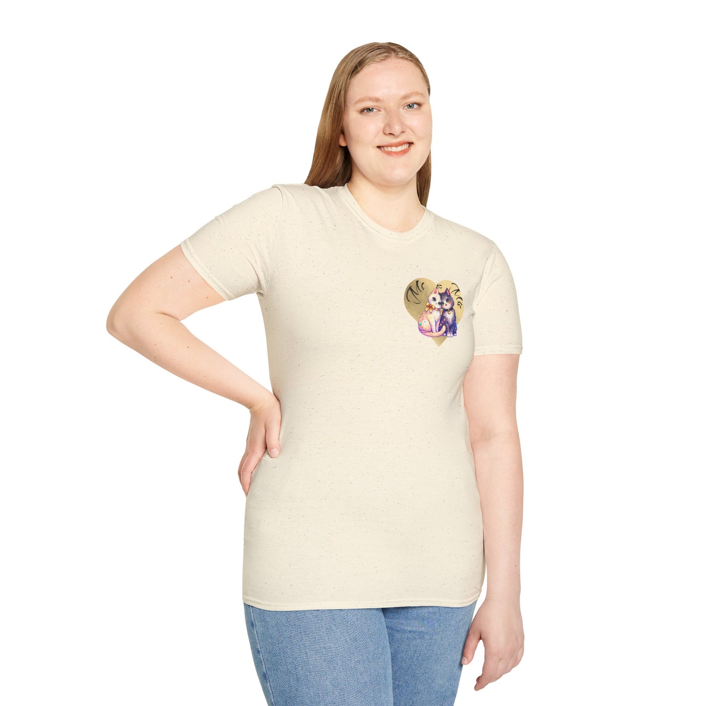 Heart Paw Print T-Shirt — Cute Cat & Dog Love Graphic Tee