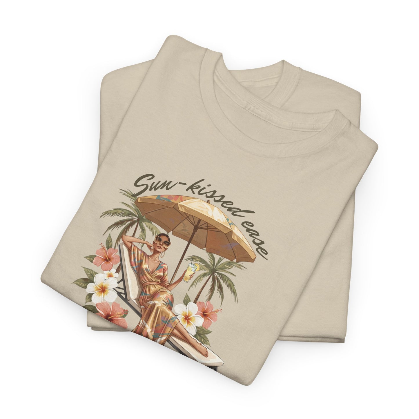 Sun-Kissed Ease Tee — Relaxed Summer Graphic T-Shirt