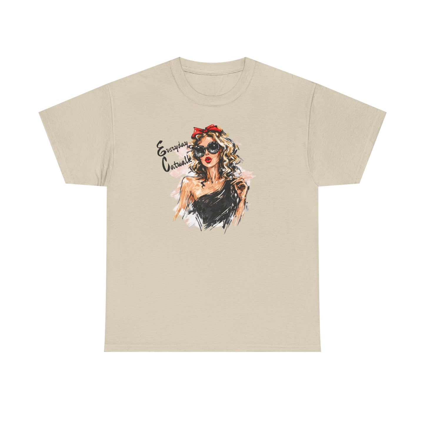 Fashion Tee — 'Everyday Catwalk' Graphic Shirt