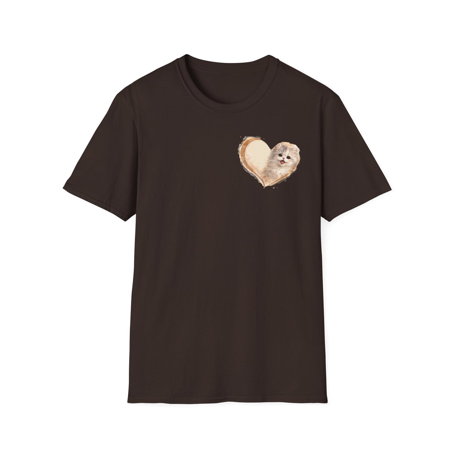 Kitty in My Heart T-Shirt — Cute Cat Graphic Tee for Cat Lovers