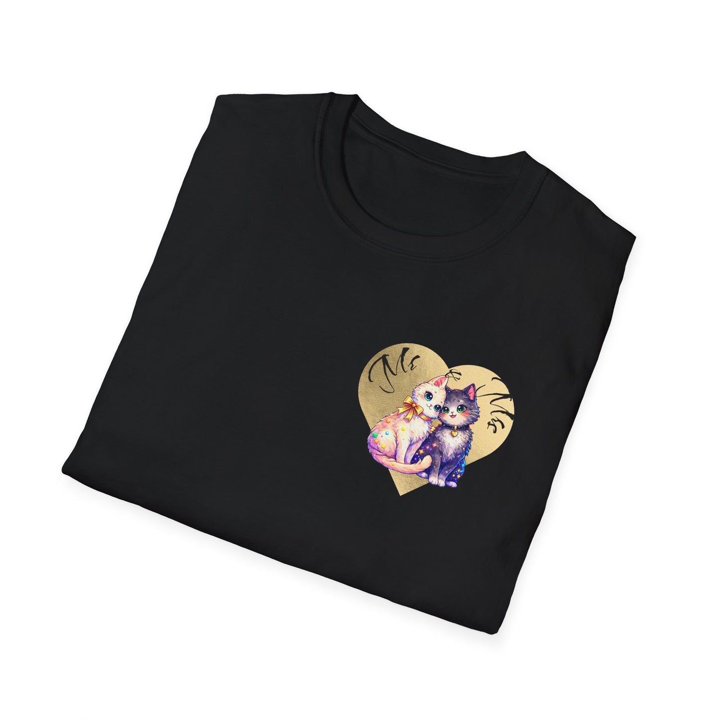 Heart Paw Print T-Shirt — Cute Cat & Dog Love Graphic Tee