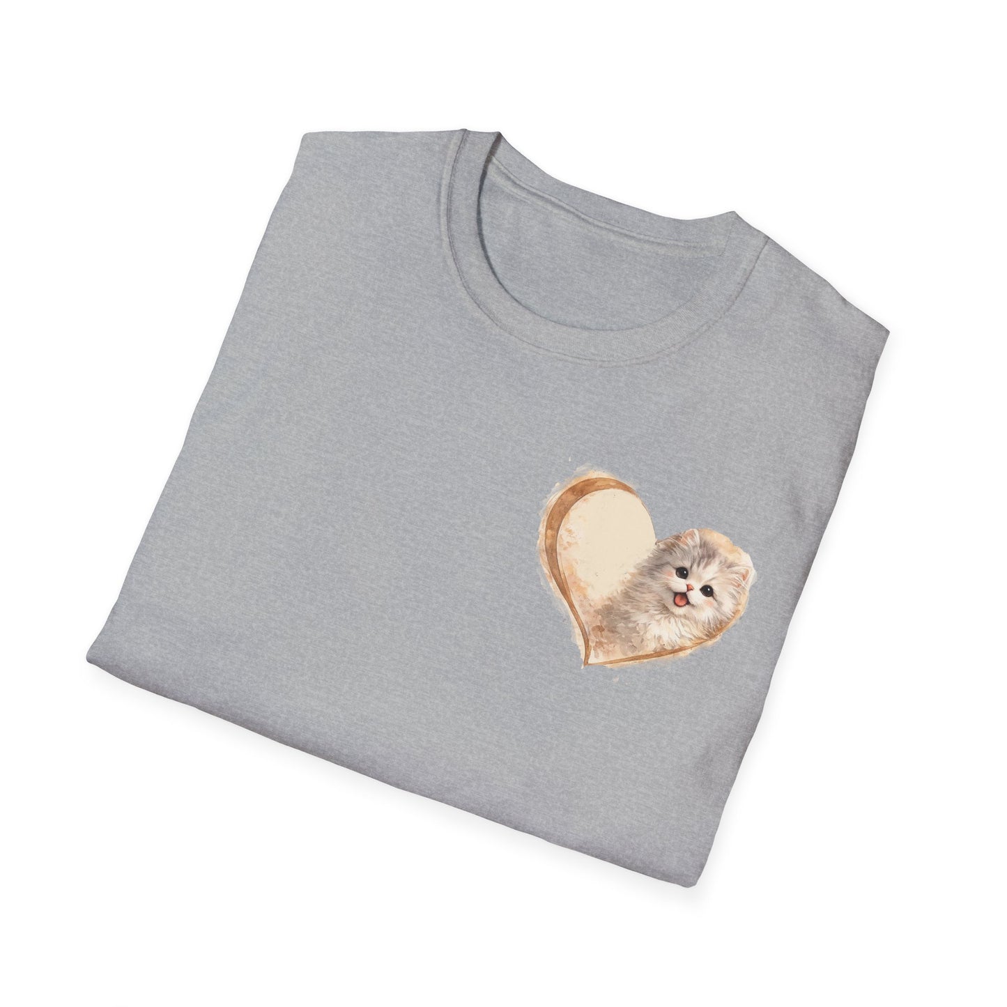 Kitty in My Heart T-Shirt — Cute Cat Graphic Tee for Cat Lovers