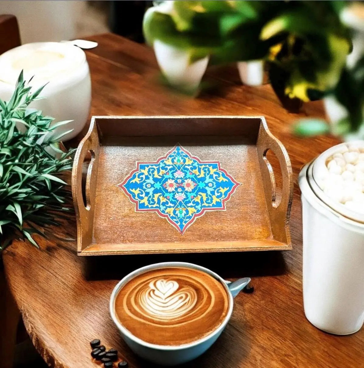 Home Décor epoxy resin serving tray - MehrArt collections