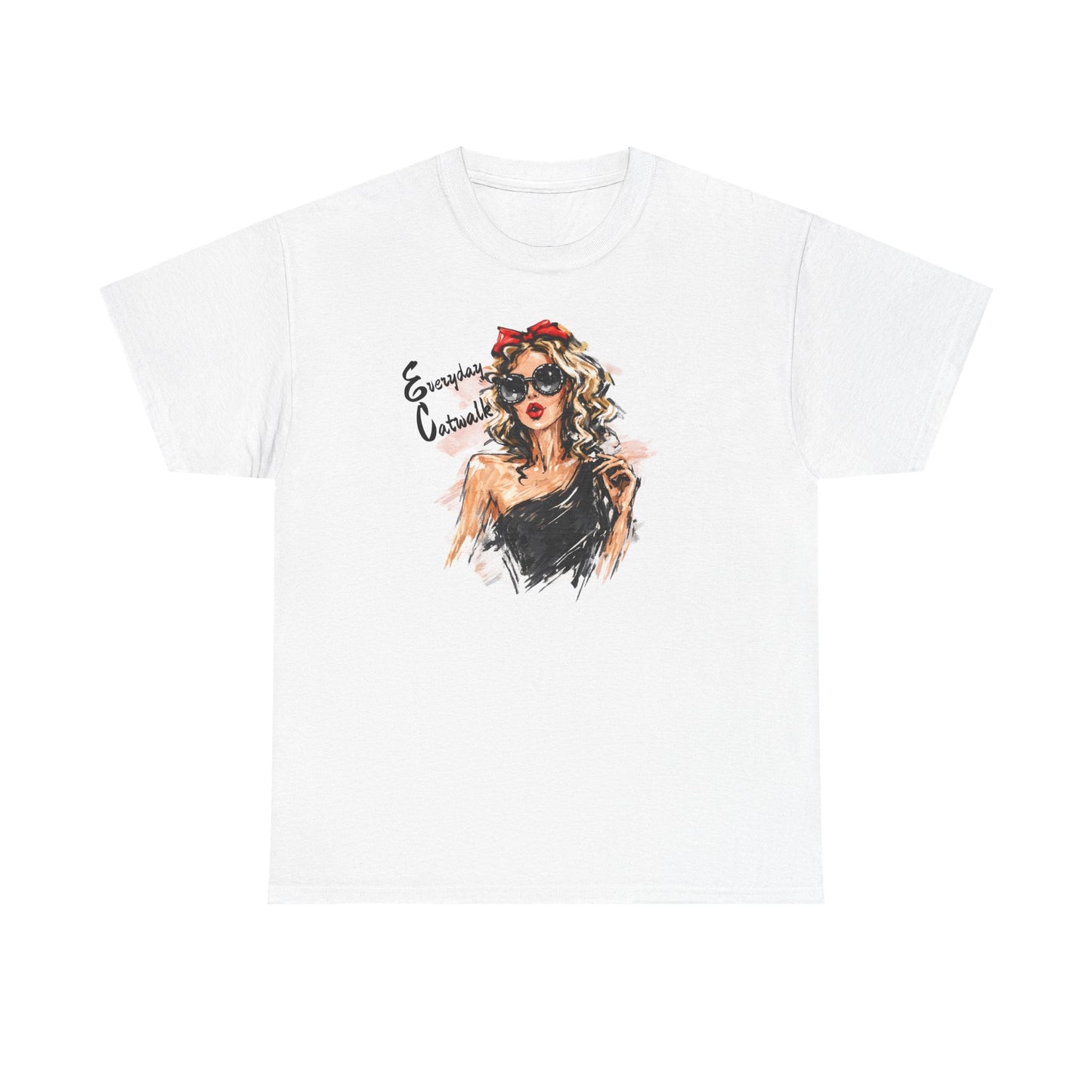 Fashion Tee — 'Everyday Catwalk' Graphic Shirt