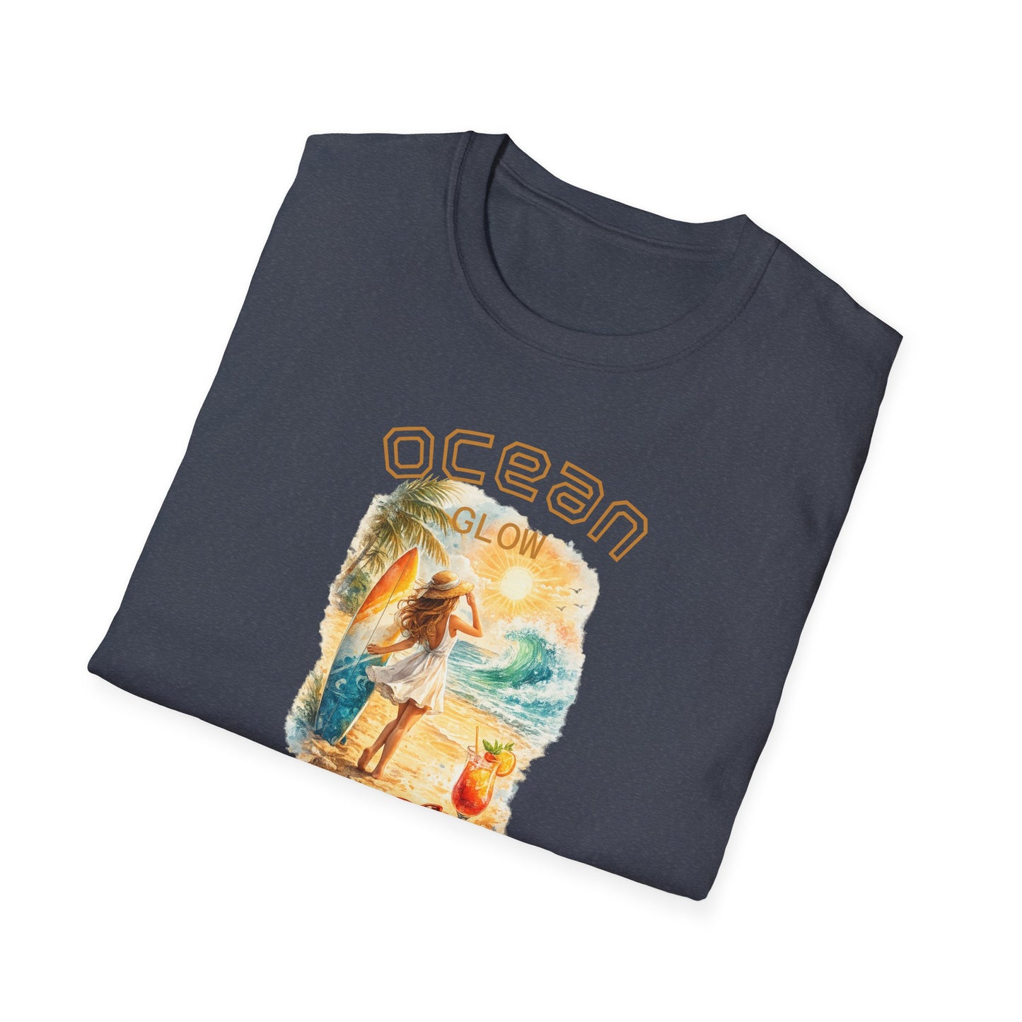 Ocean Glow T-Shirt — Luminous Coastal Graphic Tee