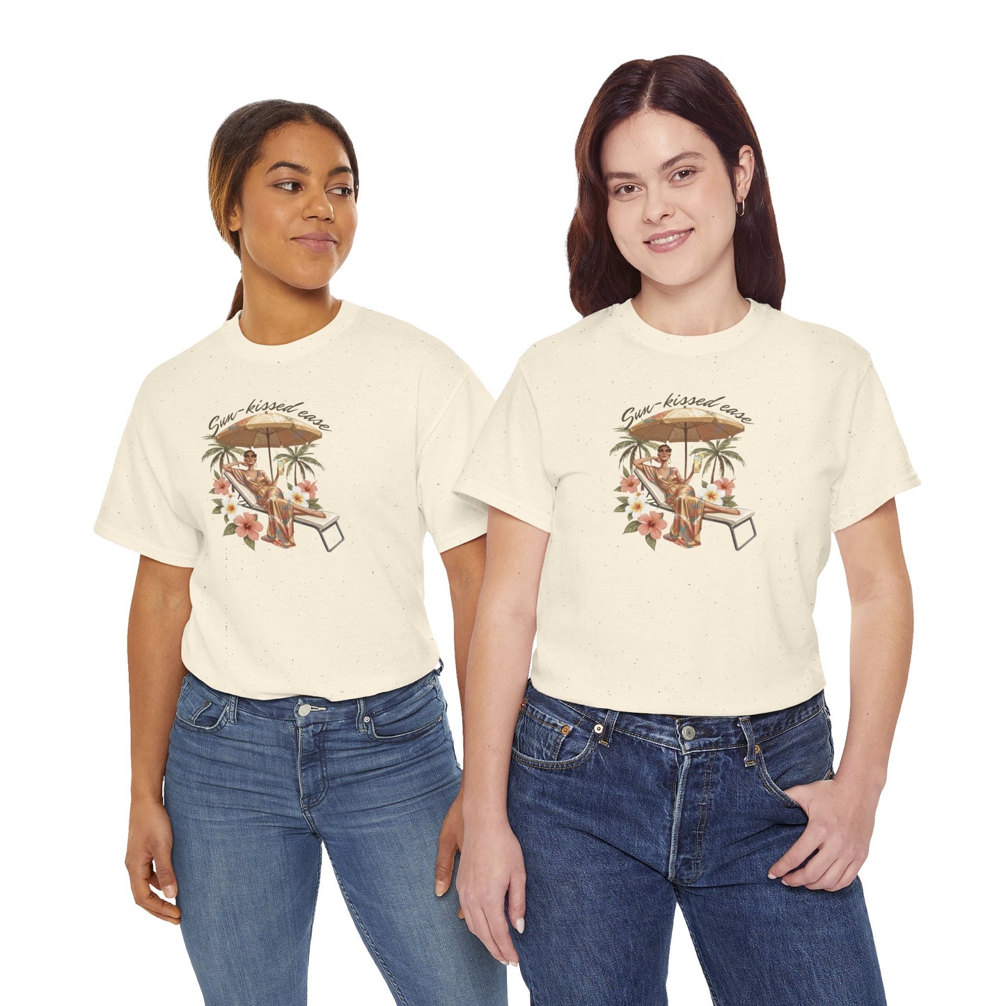Sun-Kissed Ease Tee — Relaxed Summer Graphic T-Shirt