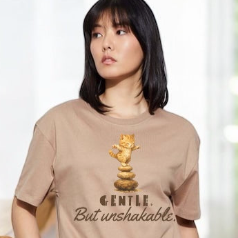 Gentle But Unshakable T-Shirt — Inspirational Quote Tee