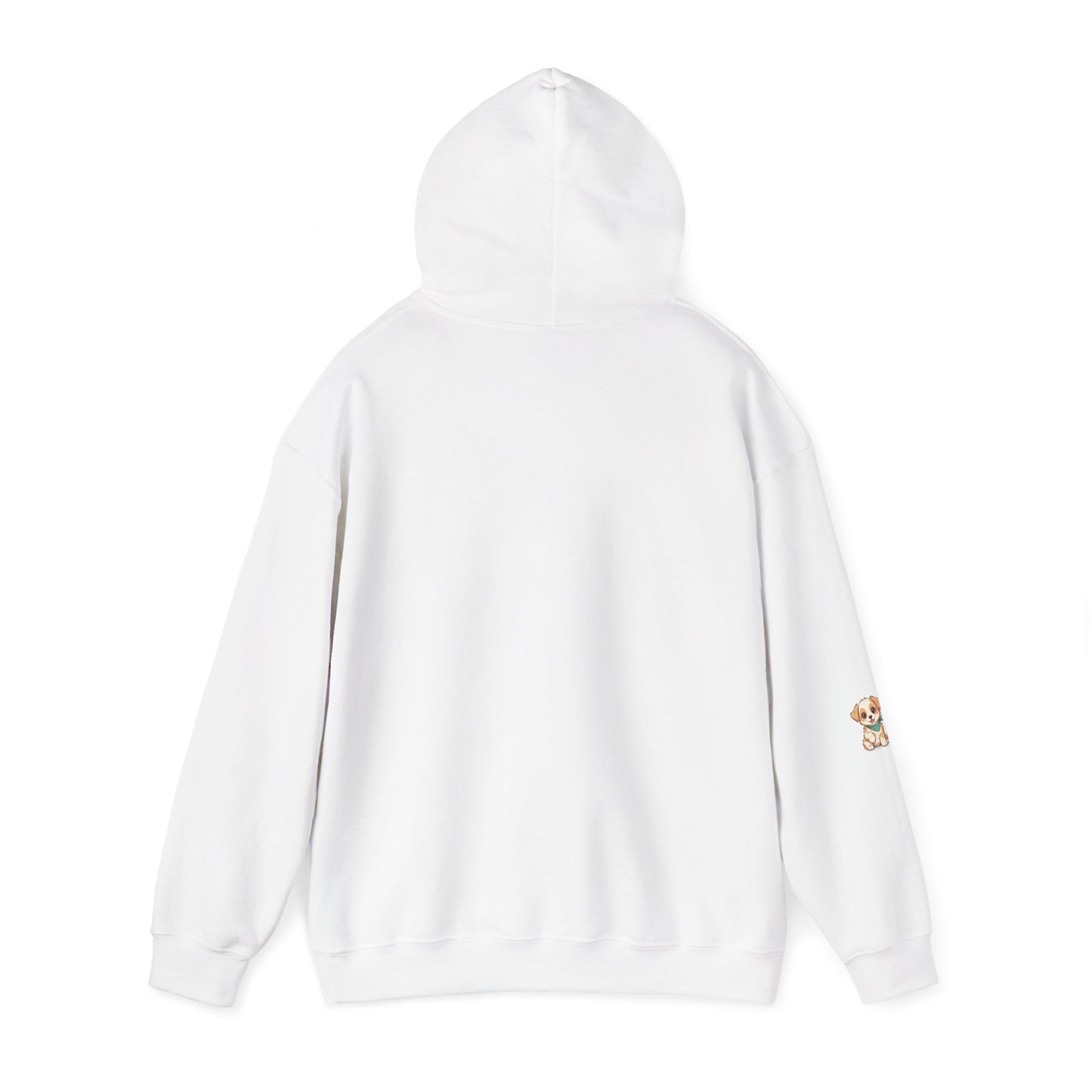 Made of Love Puppy Hoodie — "Loved Beyond Words" Cute Dog Lover Sweatshirt