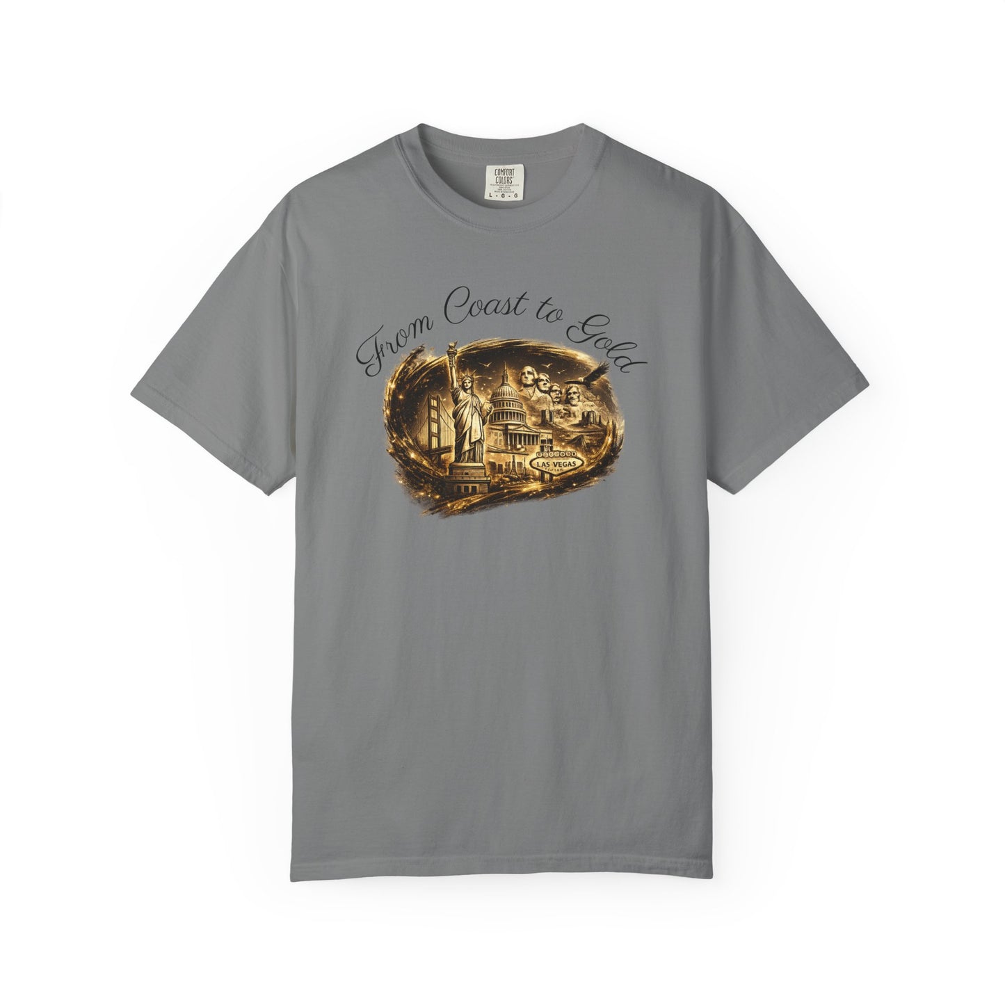 T-Shirt — 'From Coast to Cackle' Vintage Beach Scene Graphic Tee
