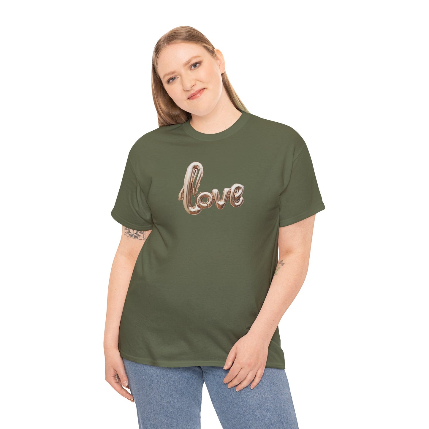 Love Graphic T-Shirt — Minimal Heart Script Tee