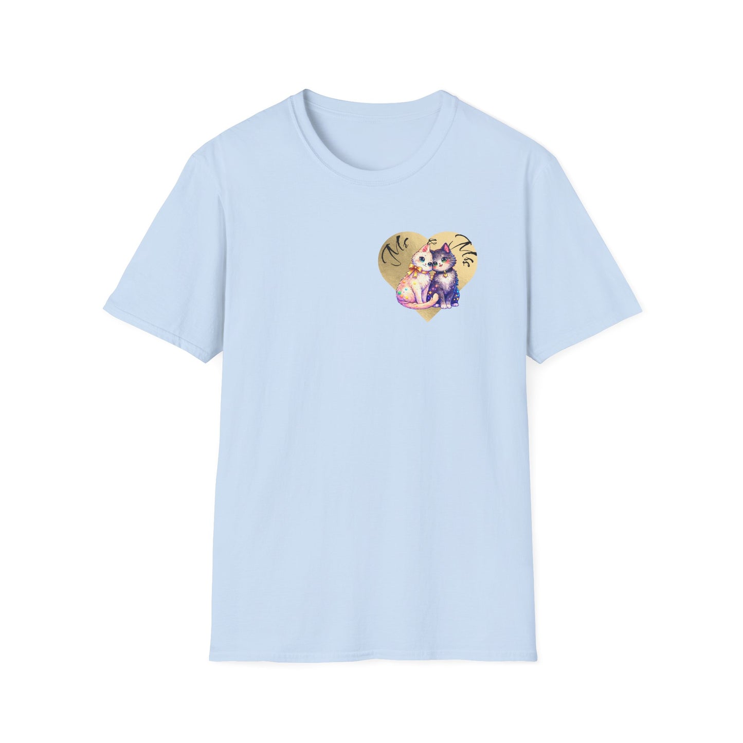 Heart Paw Print T-Shirt — Cute Cat & Dog Love Graphic Tee