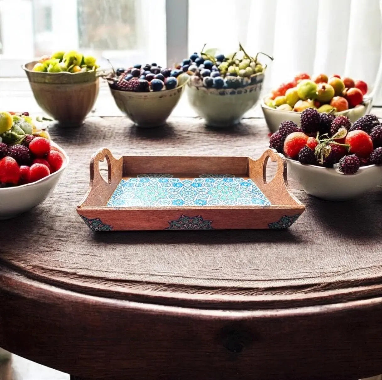 Wood Epoxy Resin Serving Tray - MehrArt collections