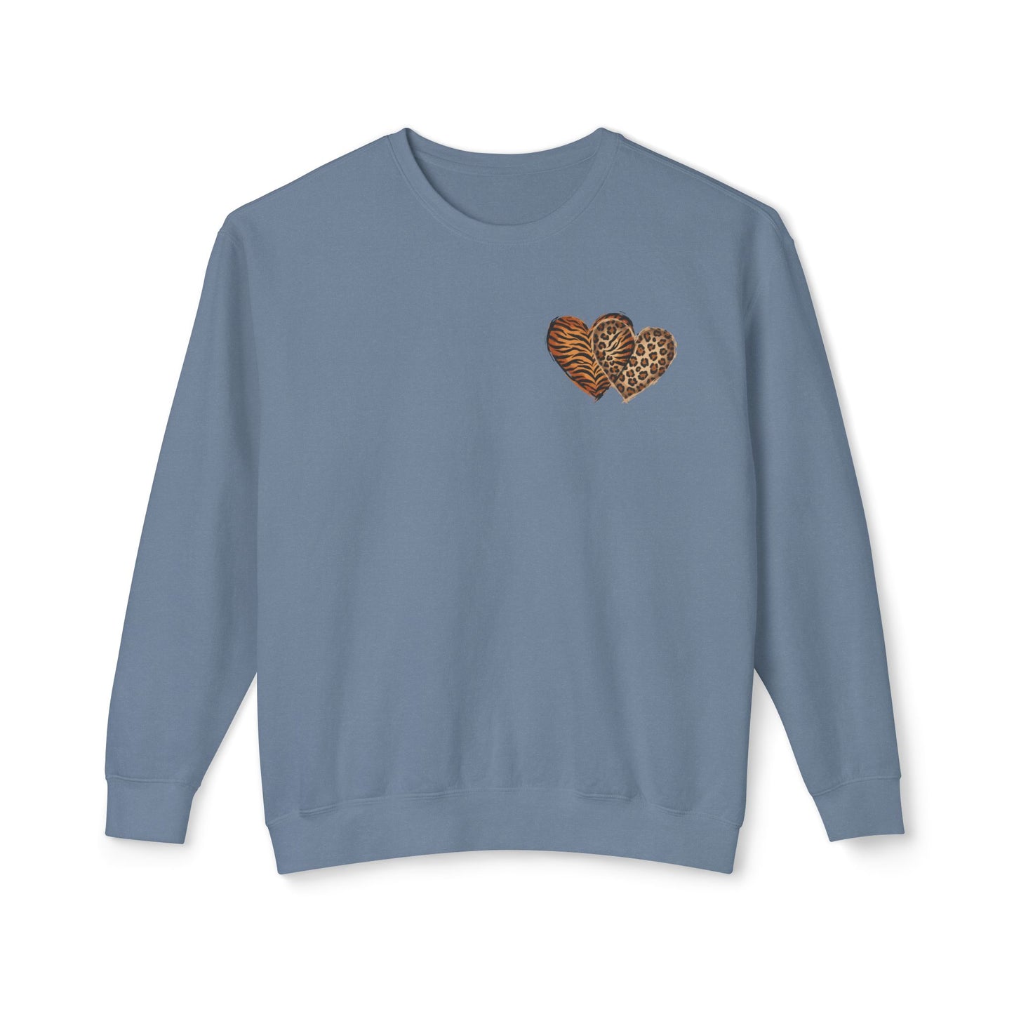 Leopard Heart Crewneck Sweatshirt