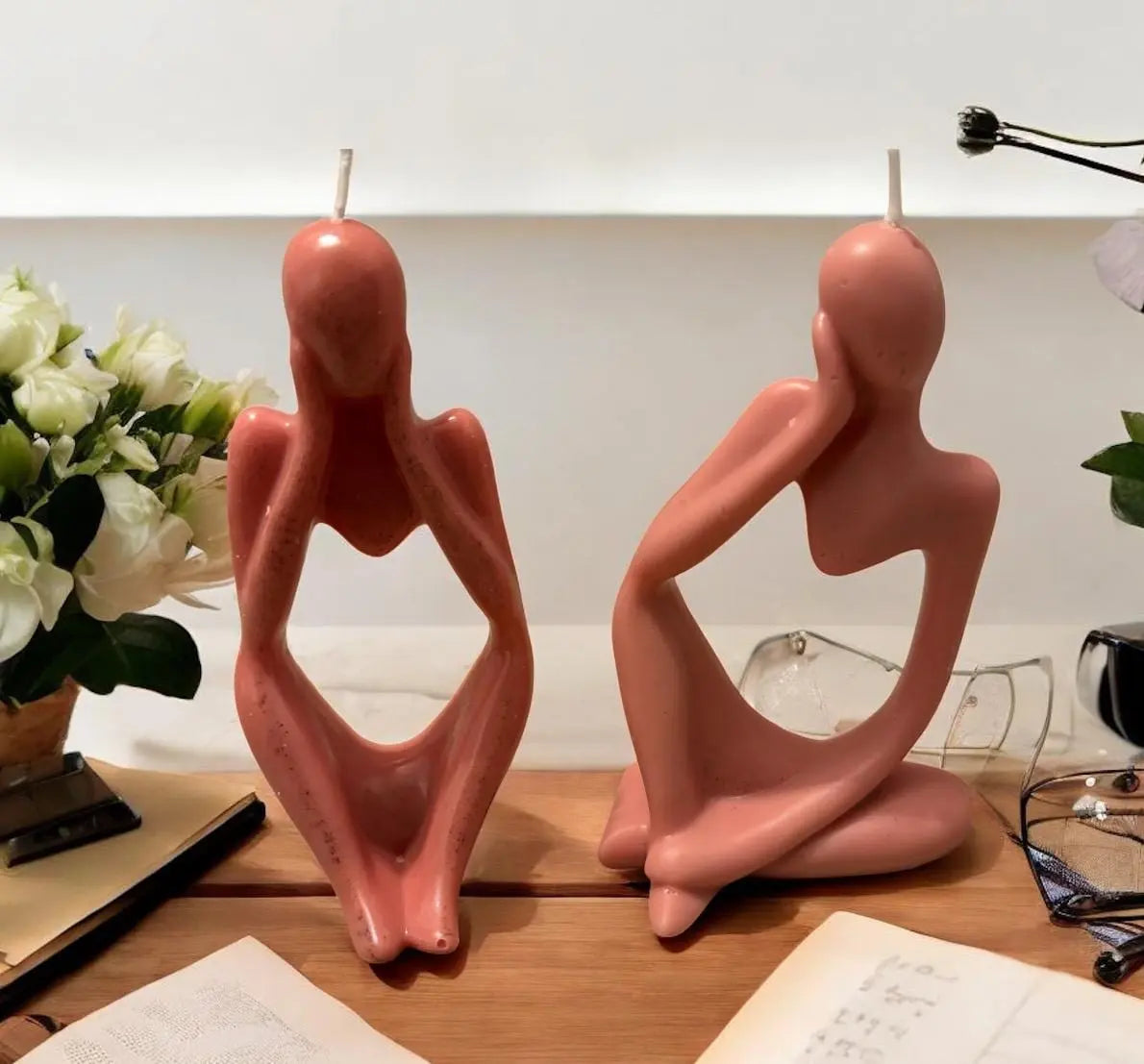 Beeswax Sculpture Candle: Handmade Eco-Friendly Decorative Art MehrArt collections