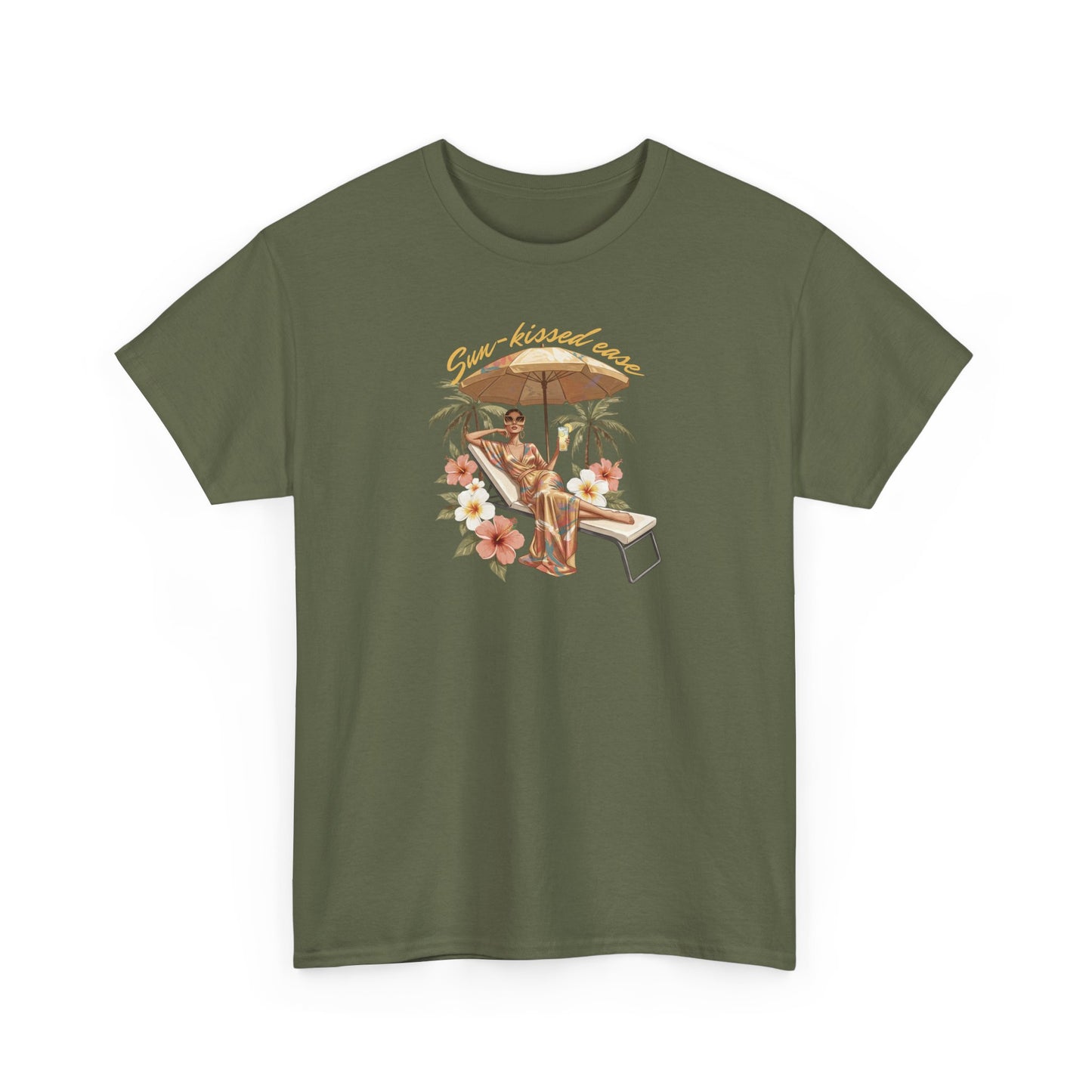 Sun-Kissed Ease Tee — Relaxed Summer Graphic T-Shirt