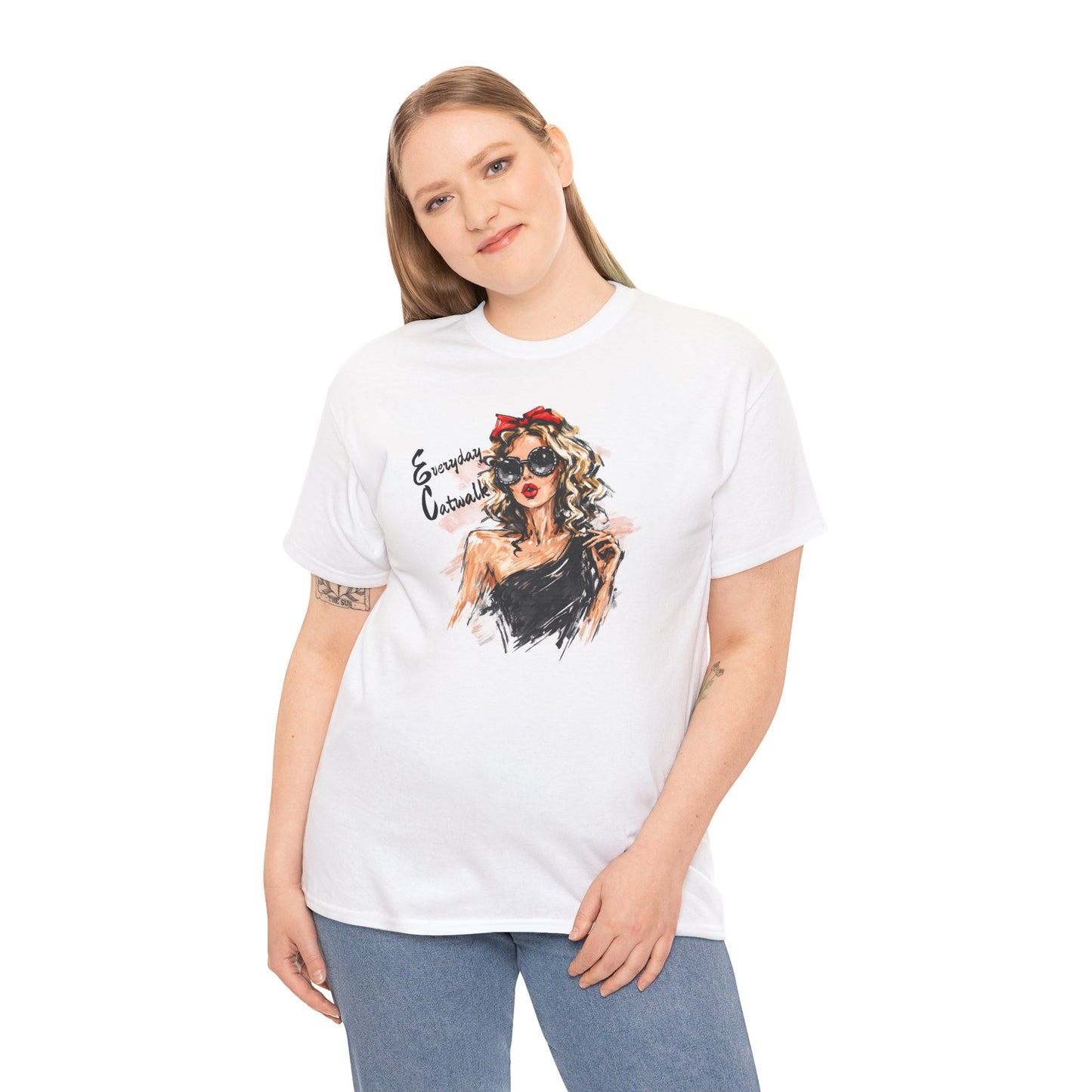 Fashion Tee — 'Everyday Catwalk' Graphic Shirt
