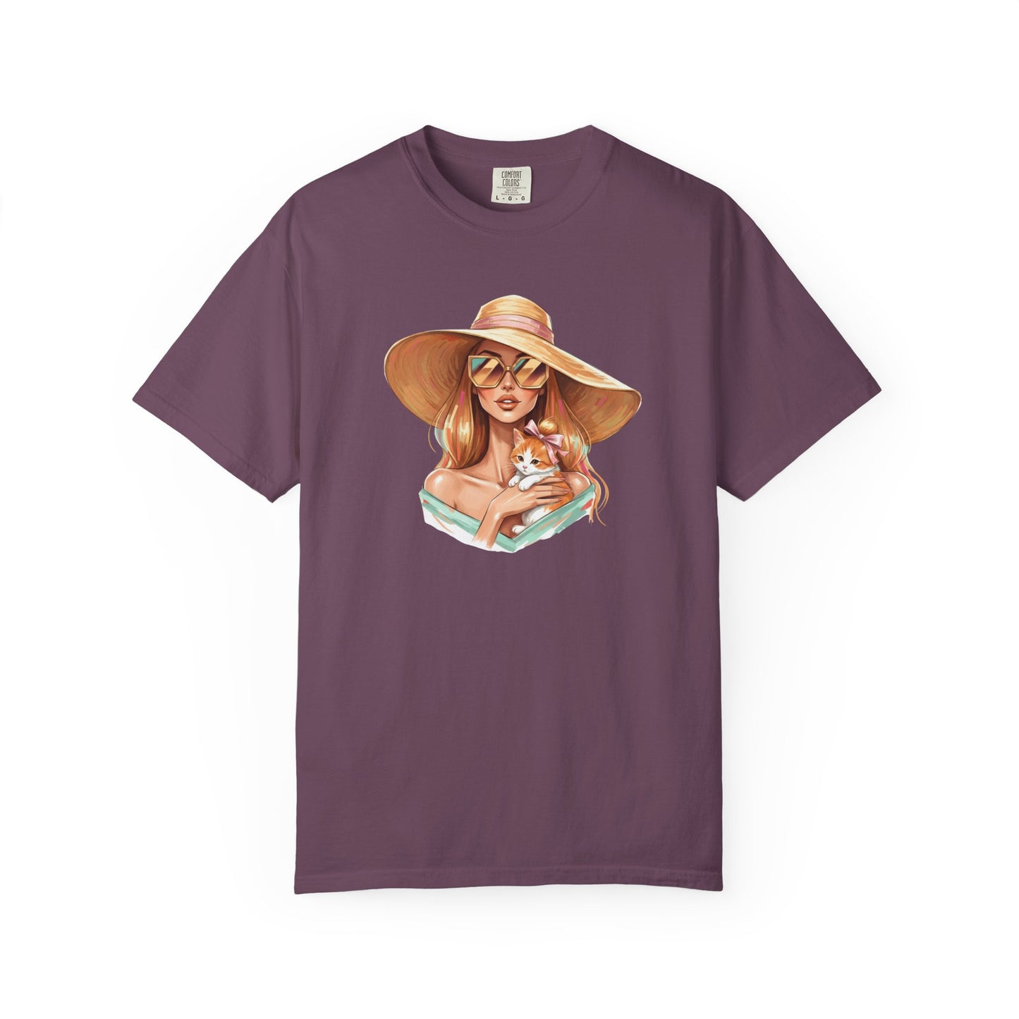Fashion Icon Hugging Cat T-Shirt
