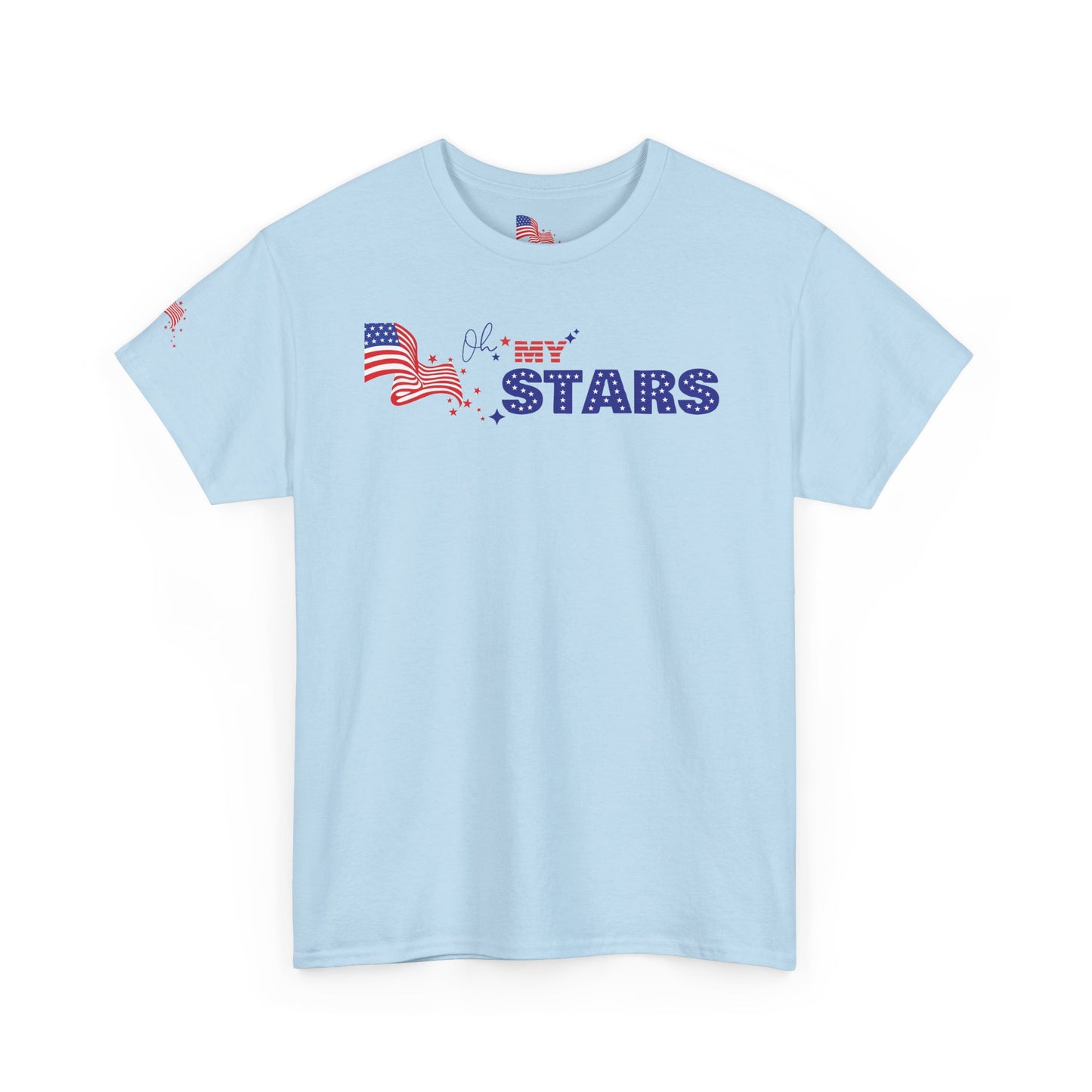 Patriotic Stars T-Shirt — American Flag Star Graphic Tee