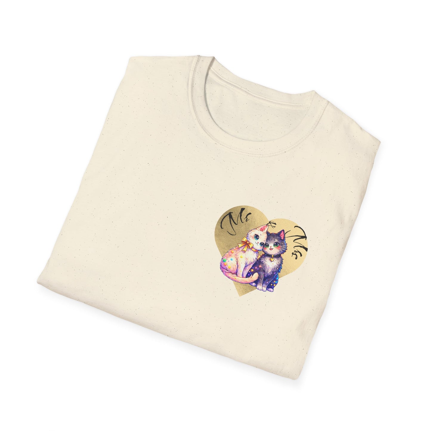 Heart Paw Print T-Shirt — Cute Cat & Dog Love Graphic Tee