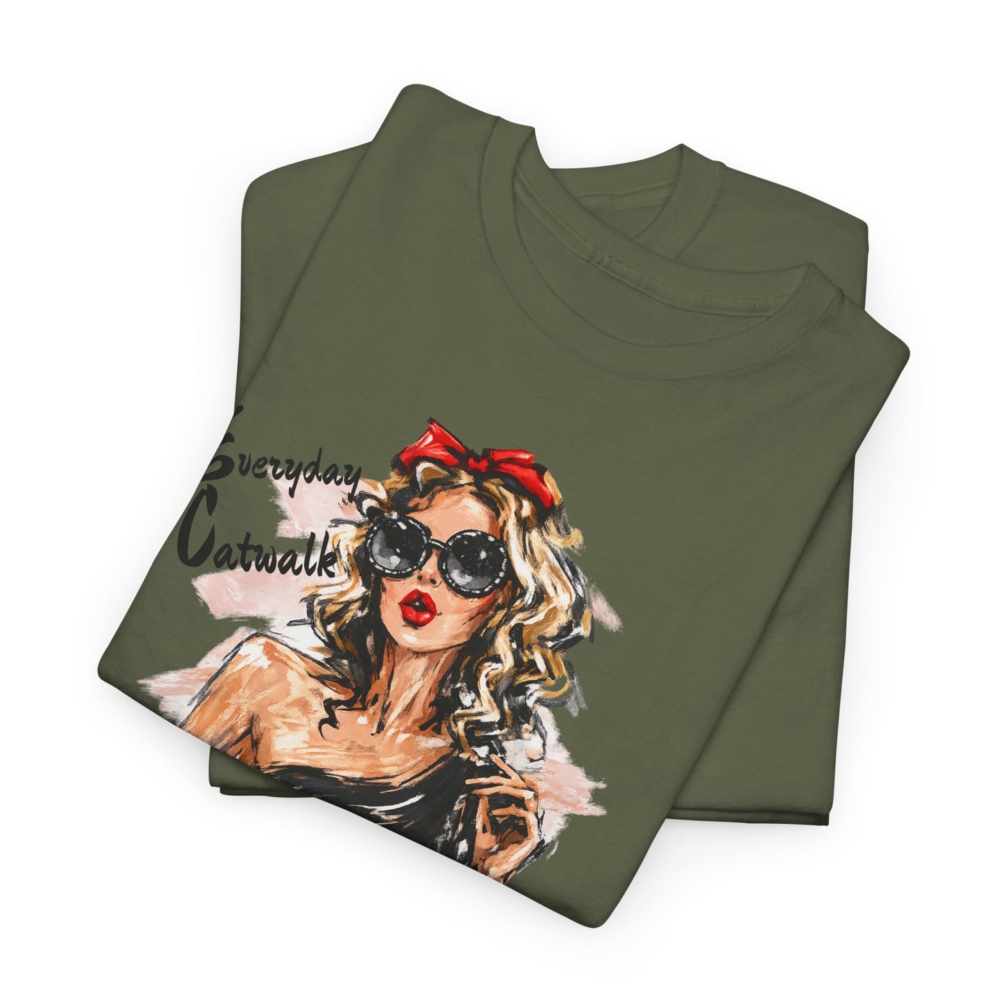 Fashion Tee — 'Everyday Catwalk' Graphic Shirt