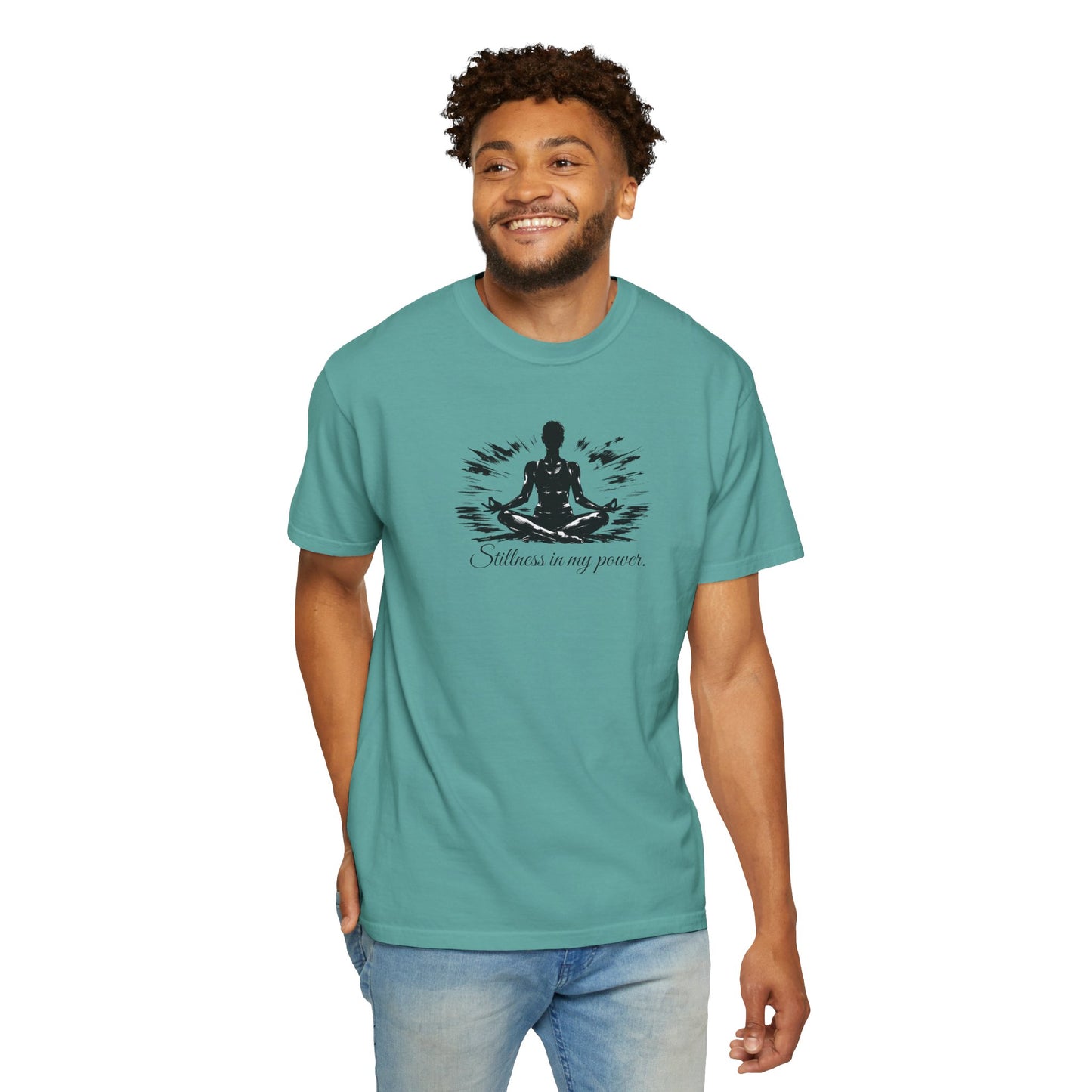 Stillness In My Power T-Shirt — Mindful Meditation Tee