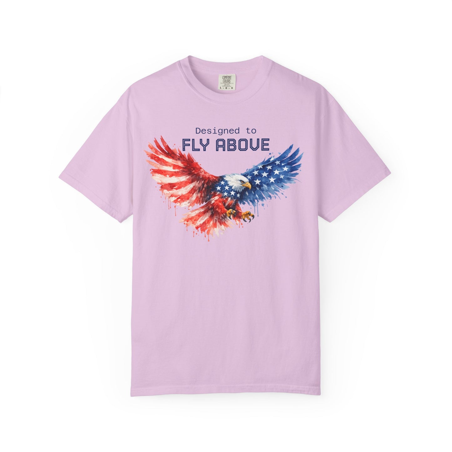 American Eagle Flag T-Shirt — Patriotic Bald Eagle Design