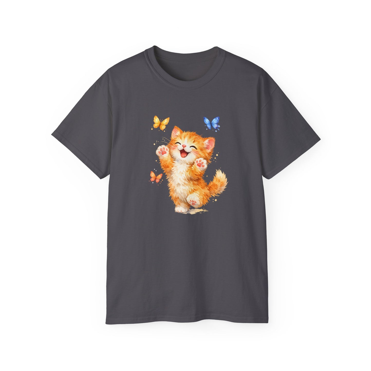 Playful Kitty T-Shirt — Cute Cat Graphic Tee