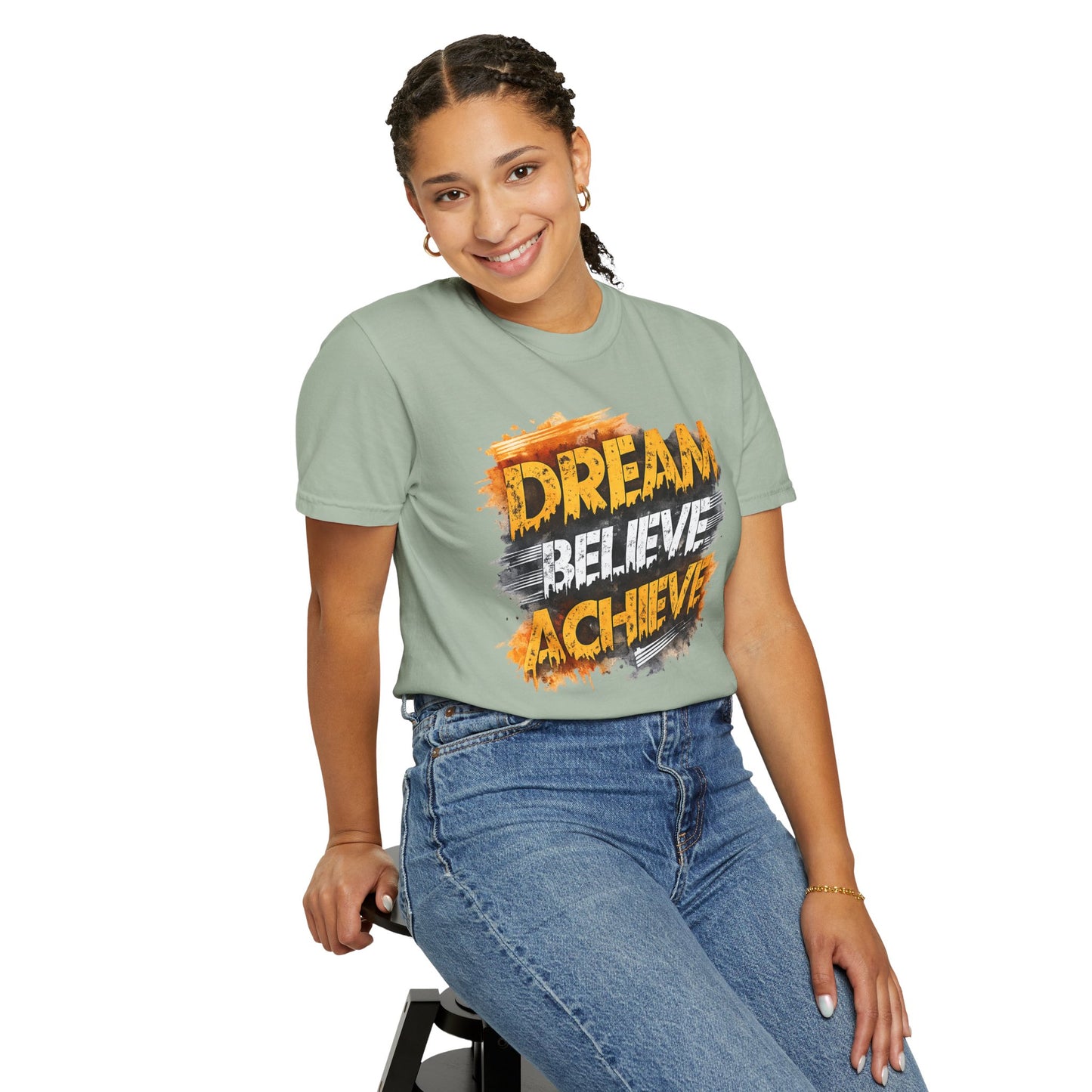 Dream Believe Achieve T-Shirt — Inspirational Motivational Tee