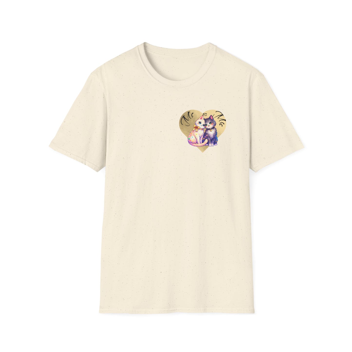 Heart Paw Print T-Shirt — Cute Cat & Dog Love Graphic Tee