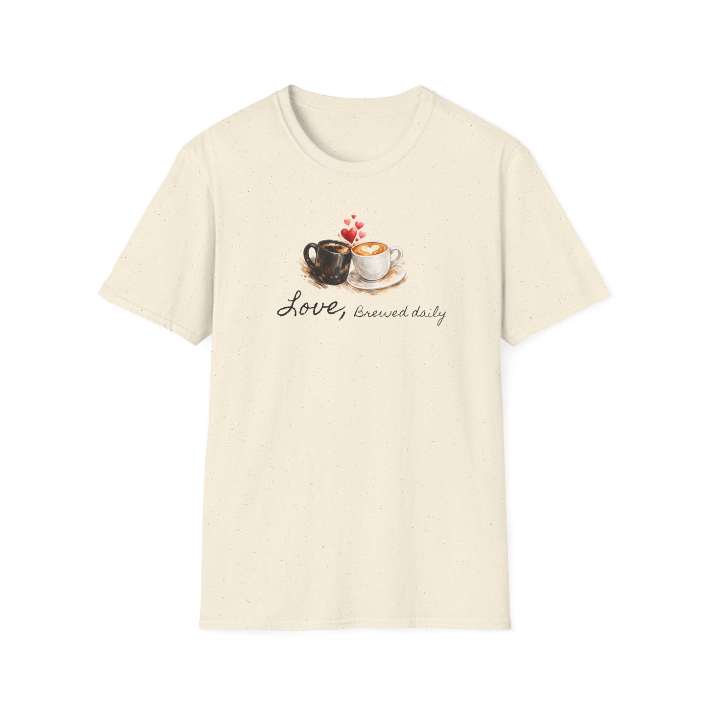 Love Brewed Daily" T-Shirt — Coffee Lover Tee