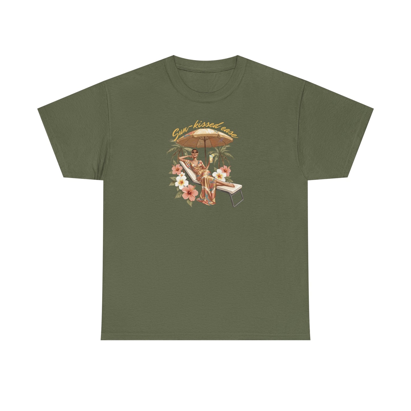 Sun-Kissed Ease Tee — Relaxed Summer Graphic T-Shirt