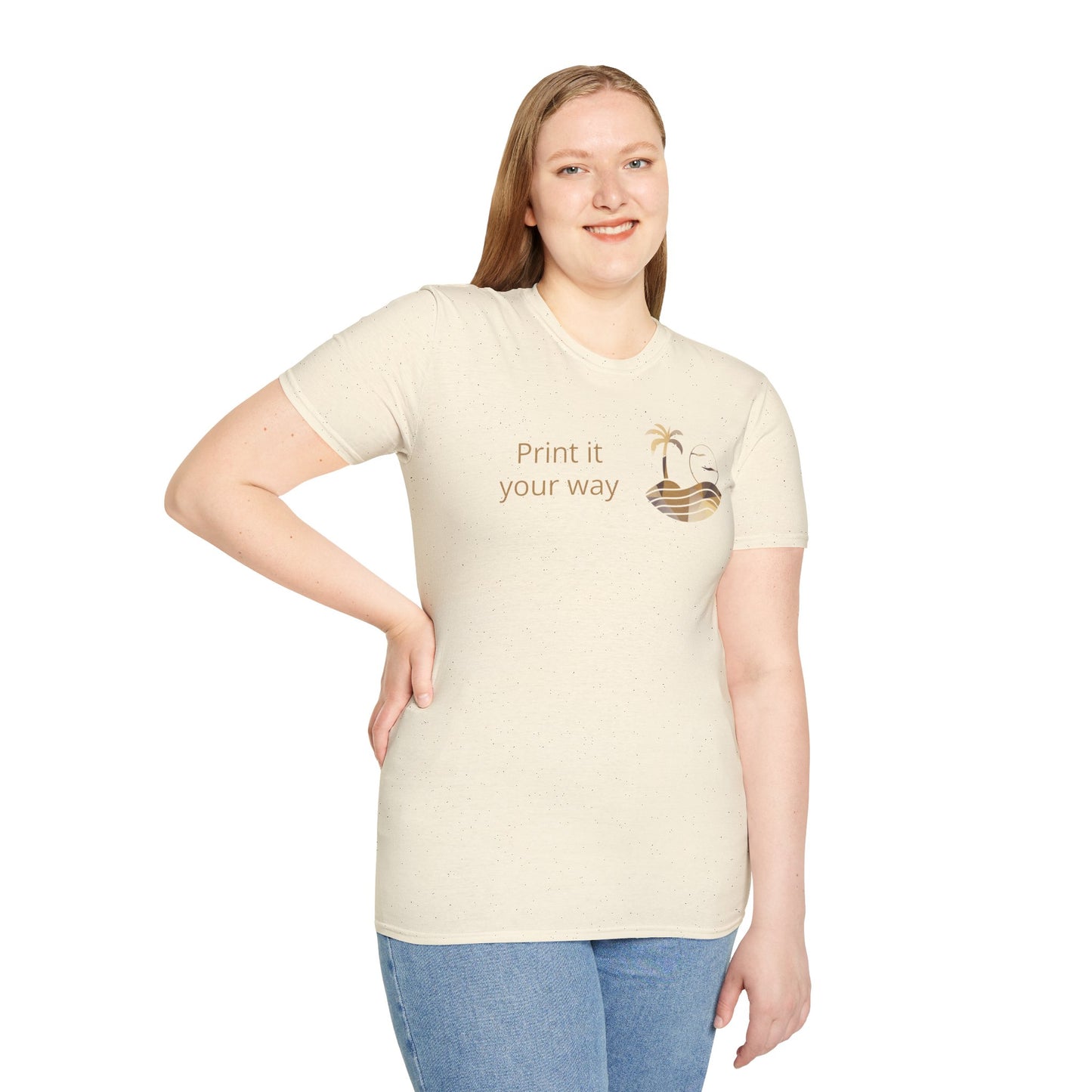 Desert Sunset T-Shirt — "Print It Your Way" Customizable Tee