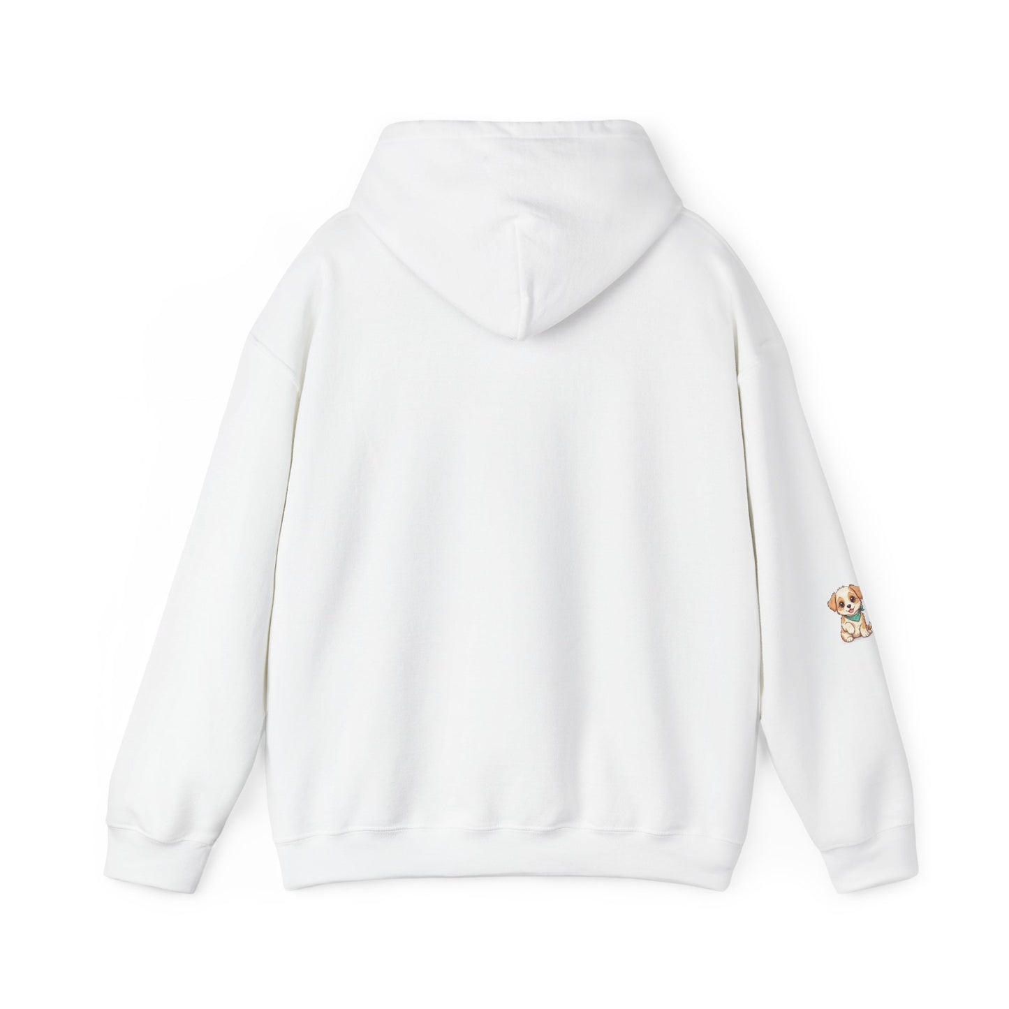 Made of Love Puppy Hoodie — "Loved Beyond Words" Cute Dog Lover Sweatshirt