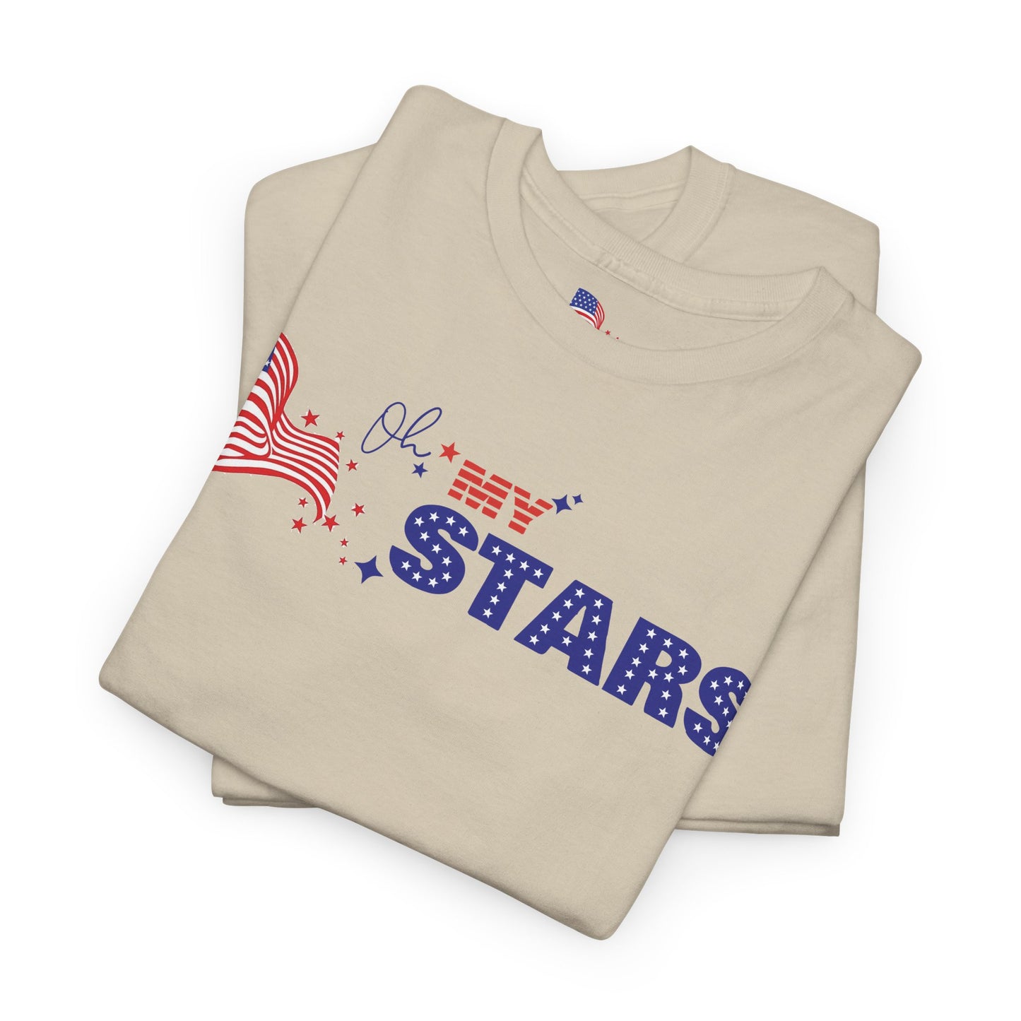 Patriotic Stars T-Shirt — American Flag Star Graphic Tee