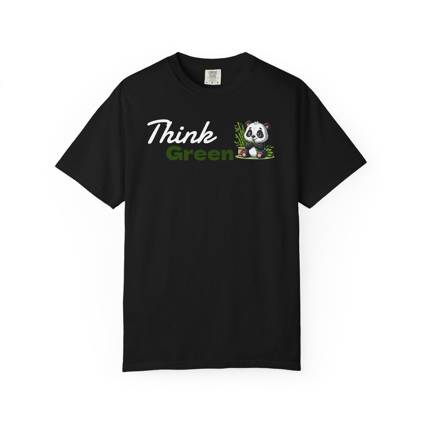 Think Green T-Shirt — Eco Message Garment-Dyed Tee