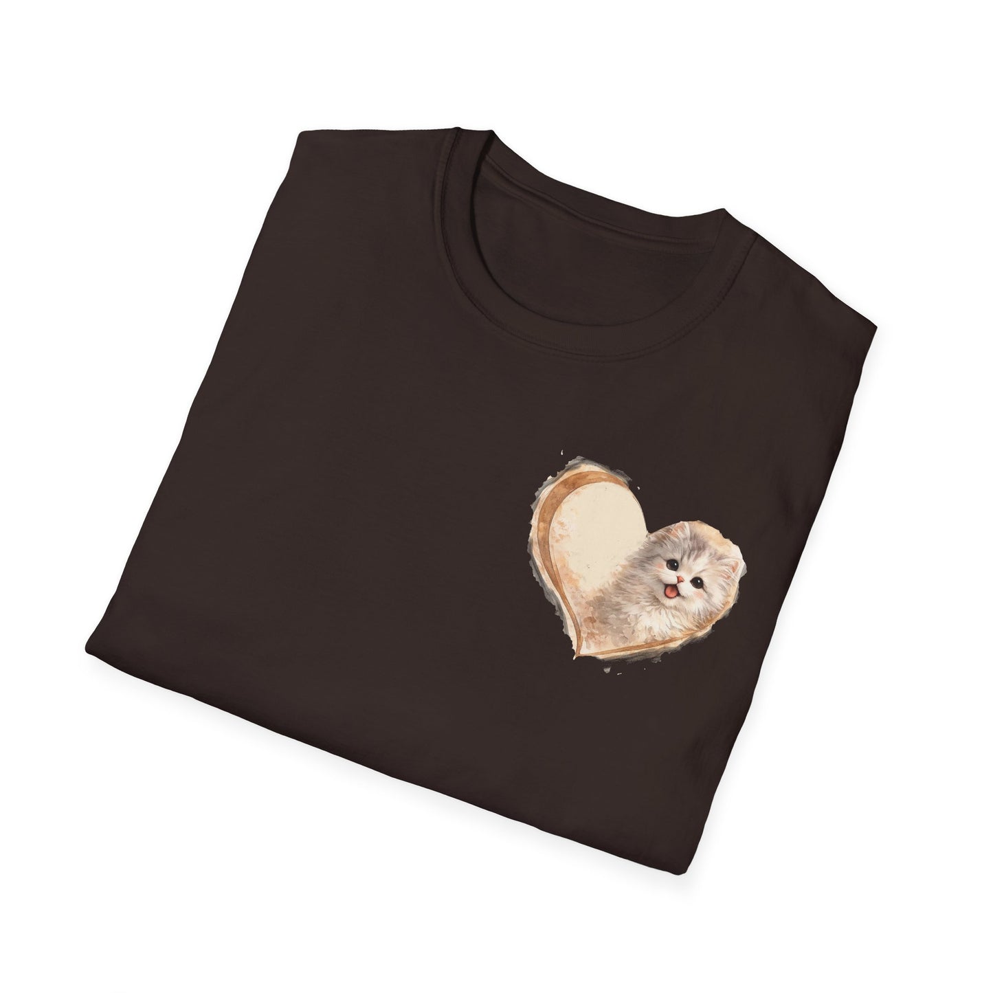 Kitty in My Heart T-Shirt — Cute Cat Graphic Tee for Cat Lovers